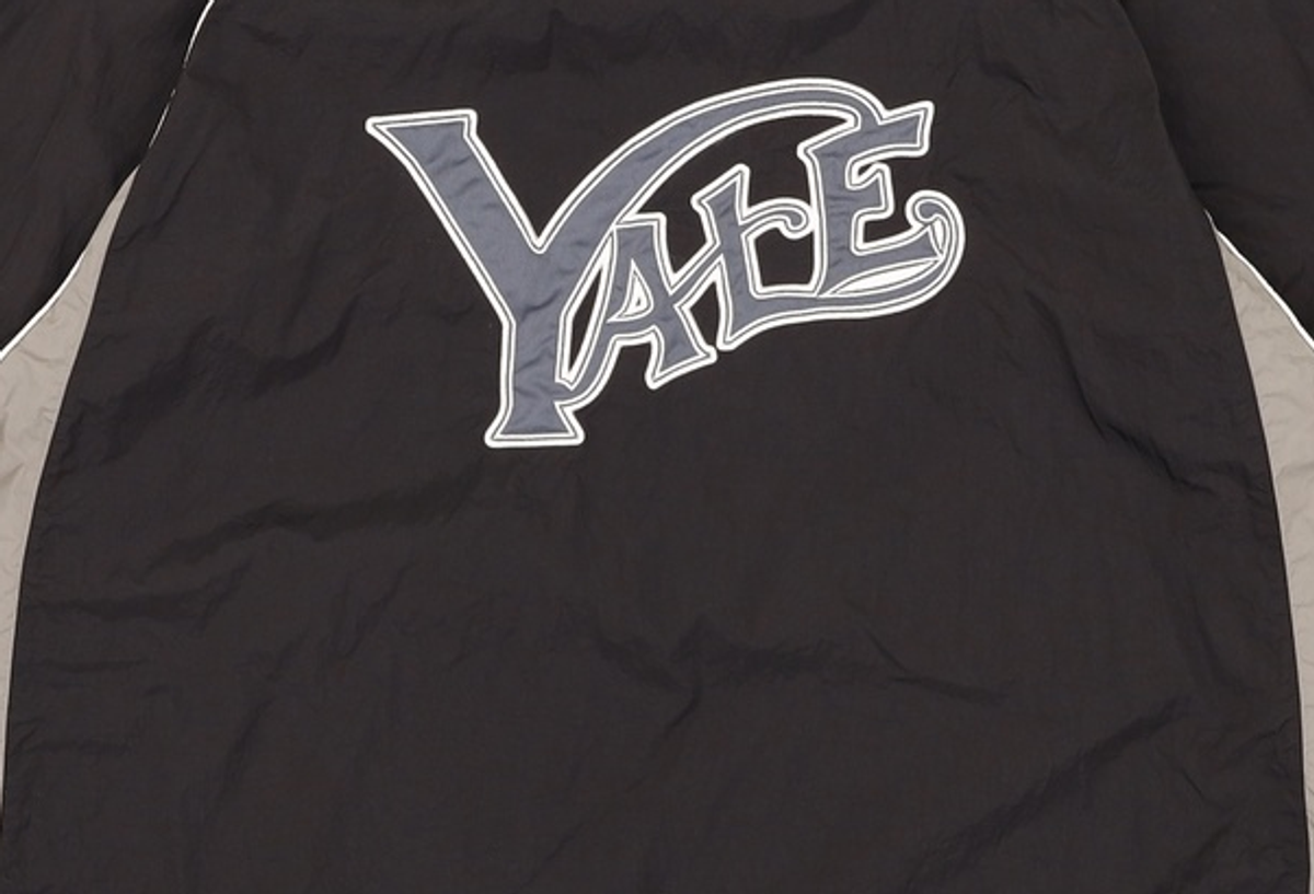 예일(YALE) 나일론 스포츠 팀 저지 롱슬리브_블랙 XL