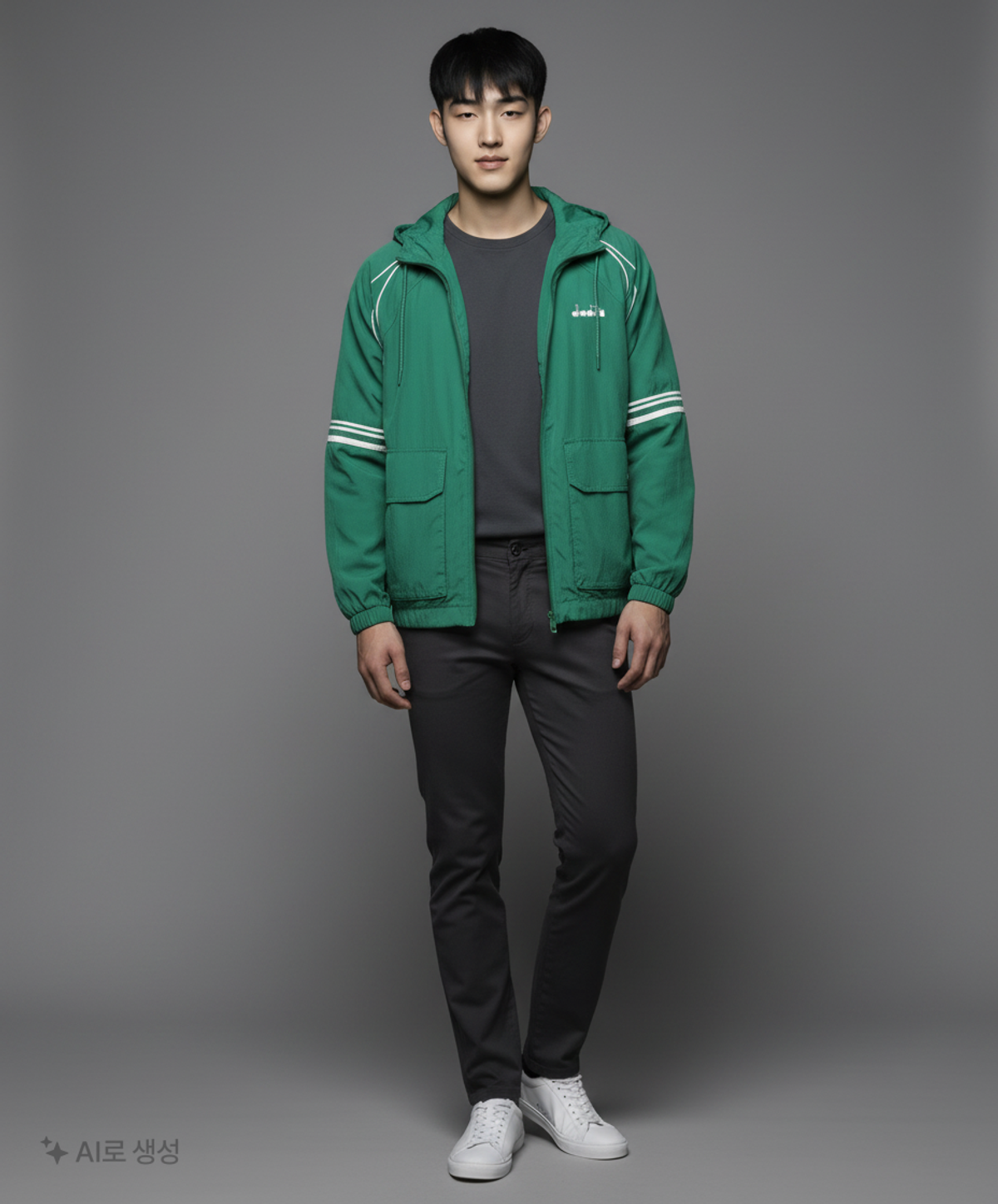 디아도라(diadora) 나일론/코치 재킷 M