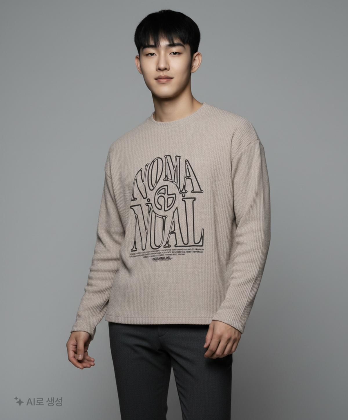 노매뉴얼(NOMANUAL) 긴소매 티셔츠 95