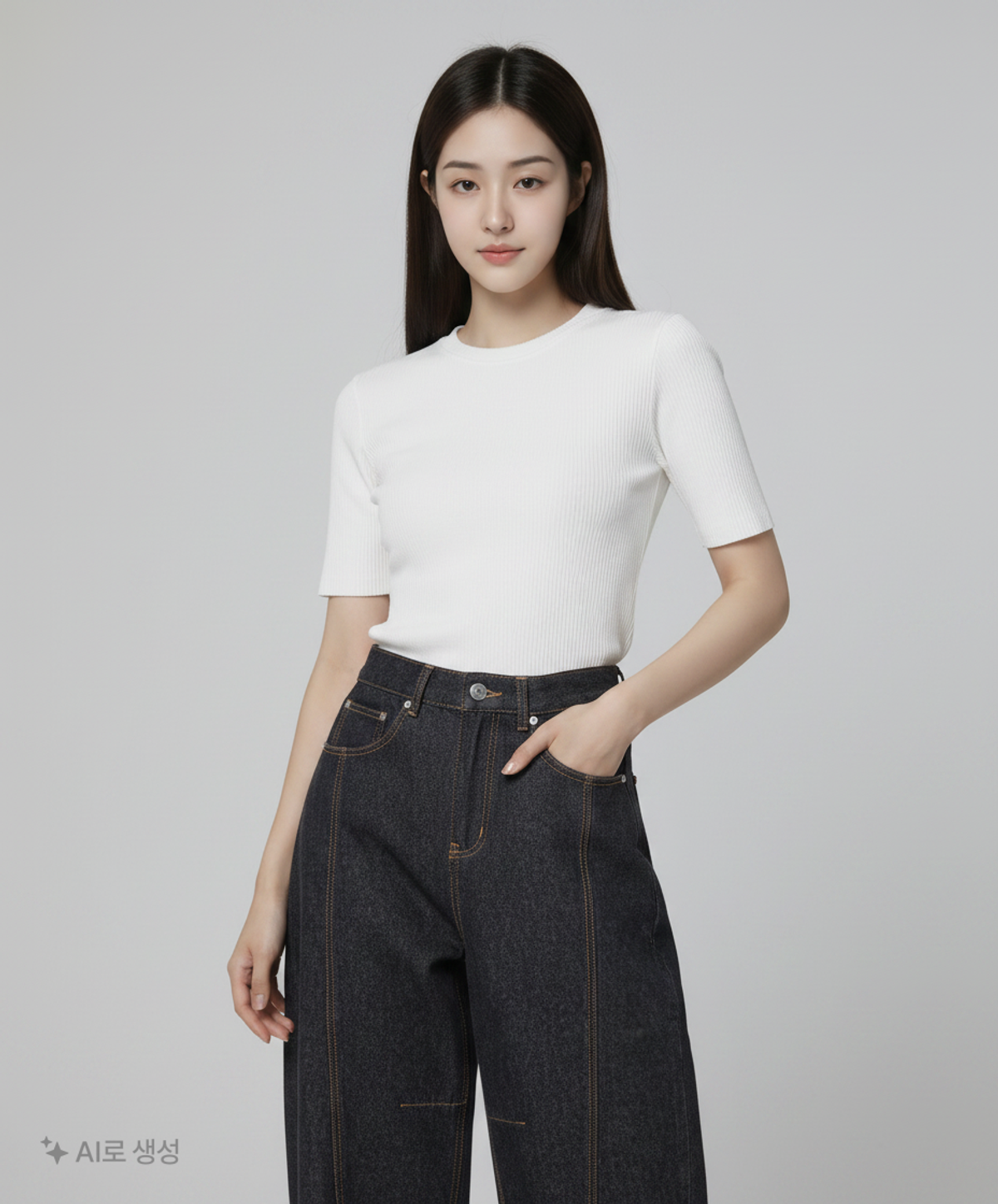 어널러코드(ANOLORCODE) 청/데님 팬츠 S