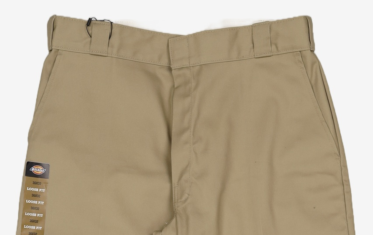디키즈(DICKIES) 더블니 85283 루즈핏 워크팬츠 Khaki 36