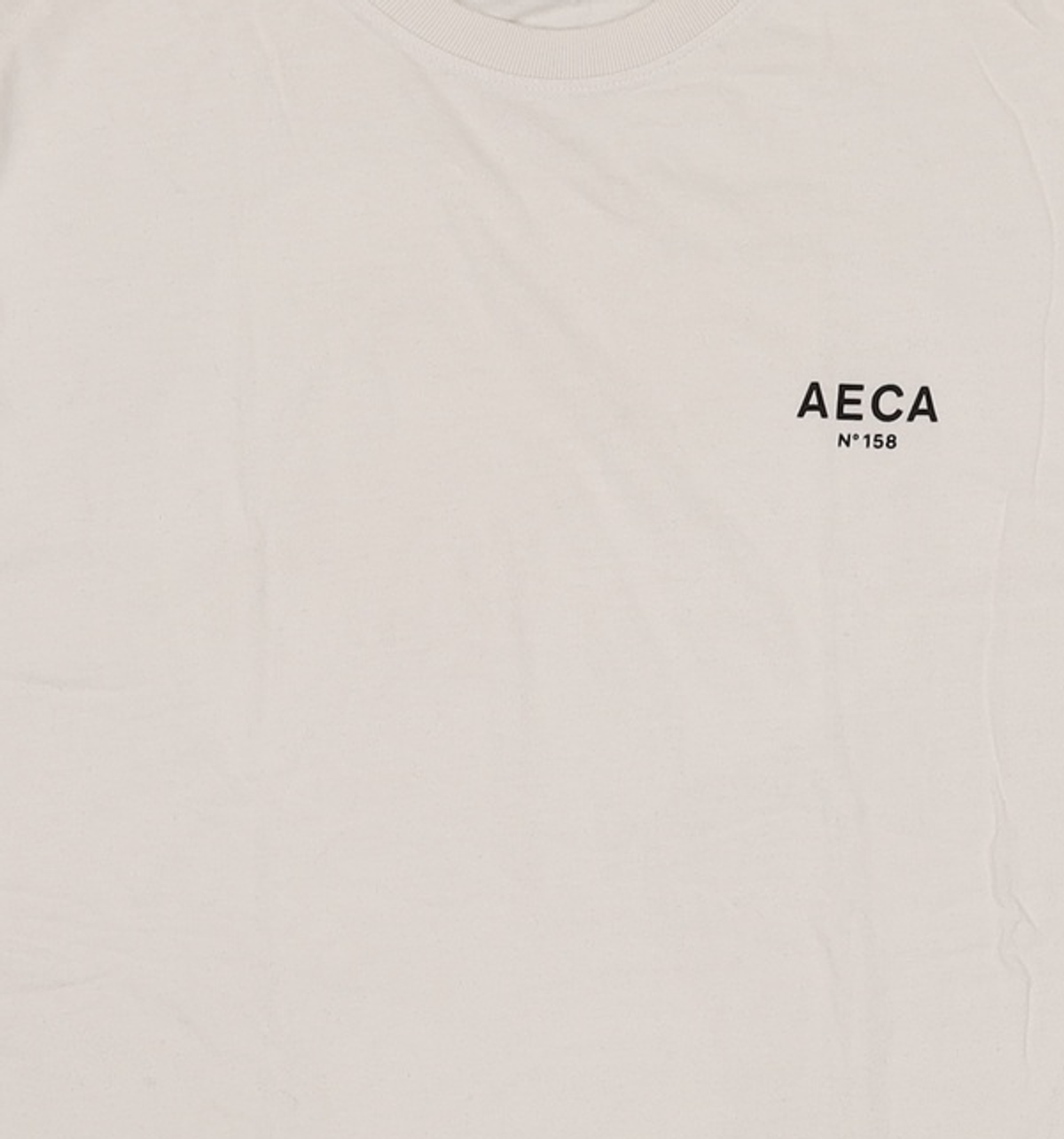 에이카화이트(AECA) 반소매 티셔츠 XL