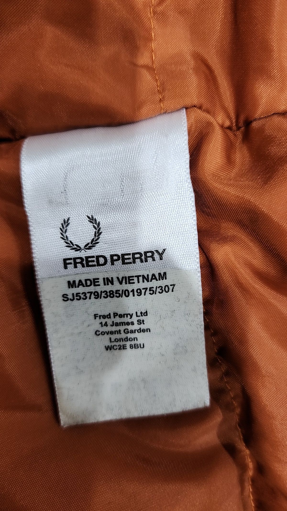 프레드페리(FRED PERRY) 하프 패딩/하프 헤비 아우터 XS