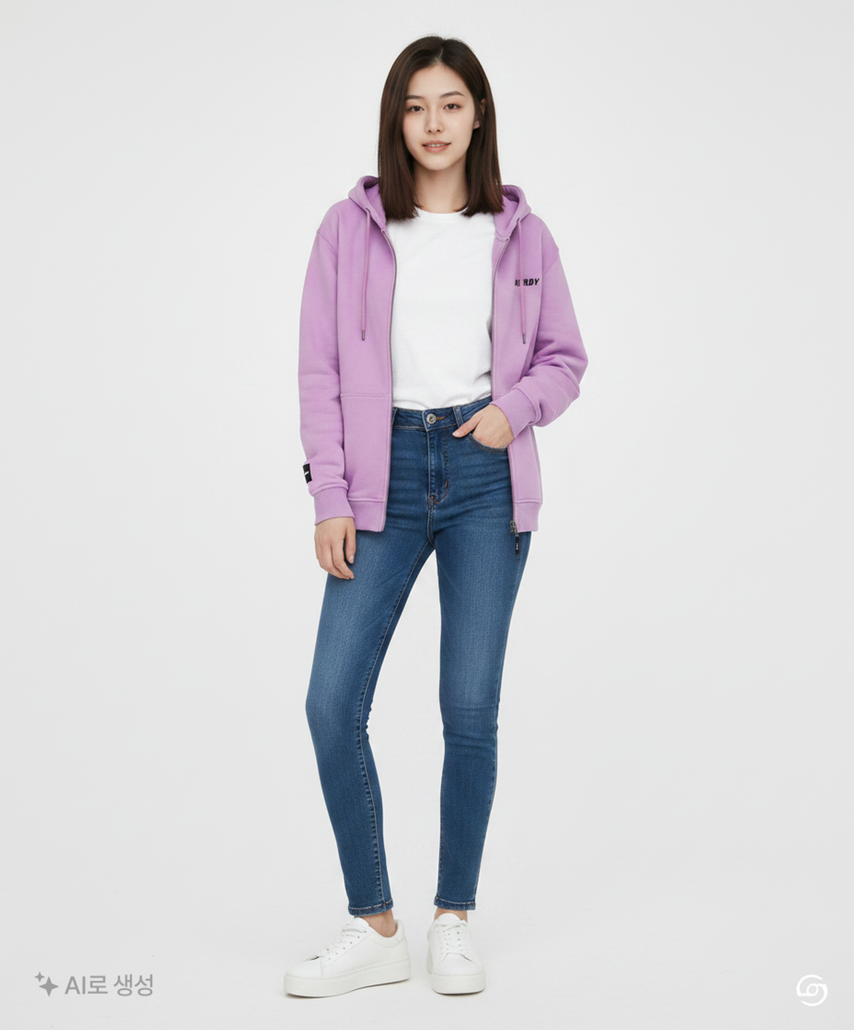 엔디와이(NDY) 후드 집업 L