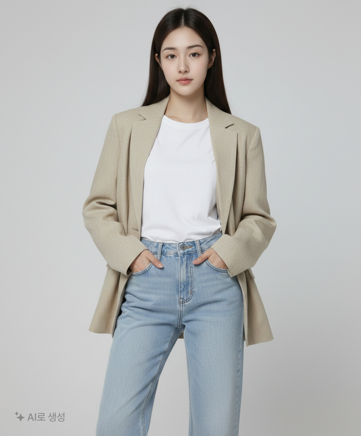 슬로우무브(SLOWMOVE) 청/데님 팬츠 S