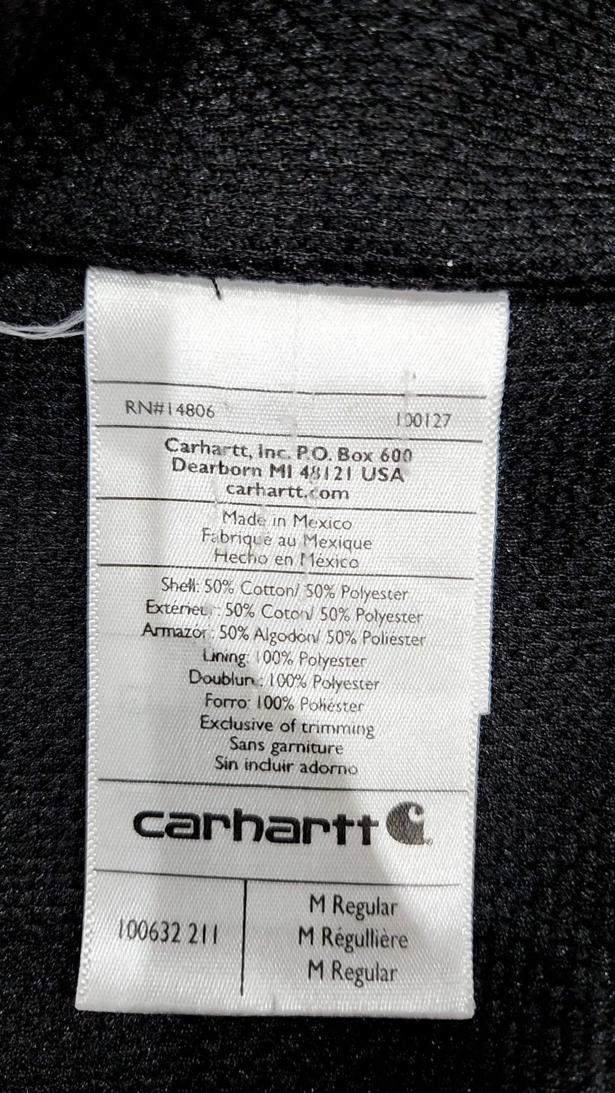 칼하트(CARHARTT) 후드 집업 M