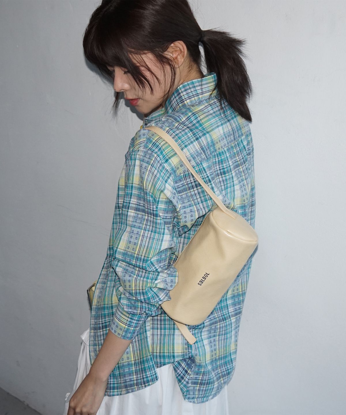 샐볼(SALBOL) PONY BAG (LEATHER BUTTER)