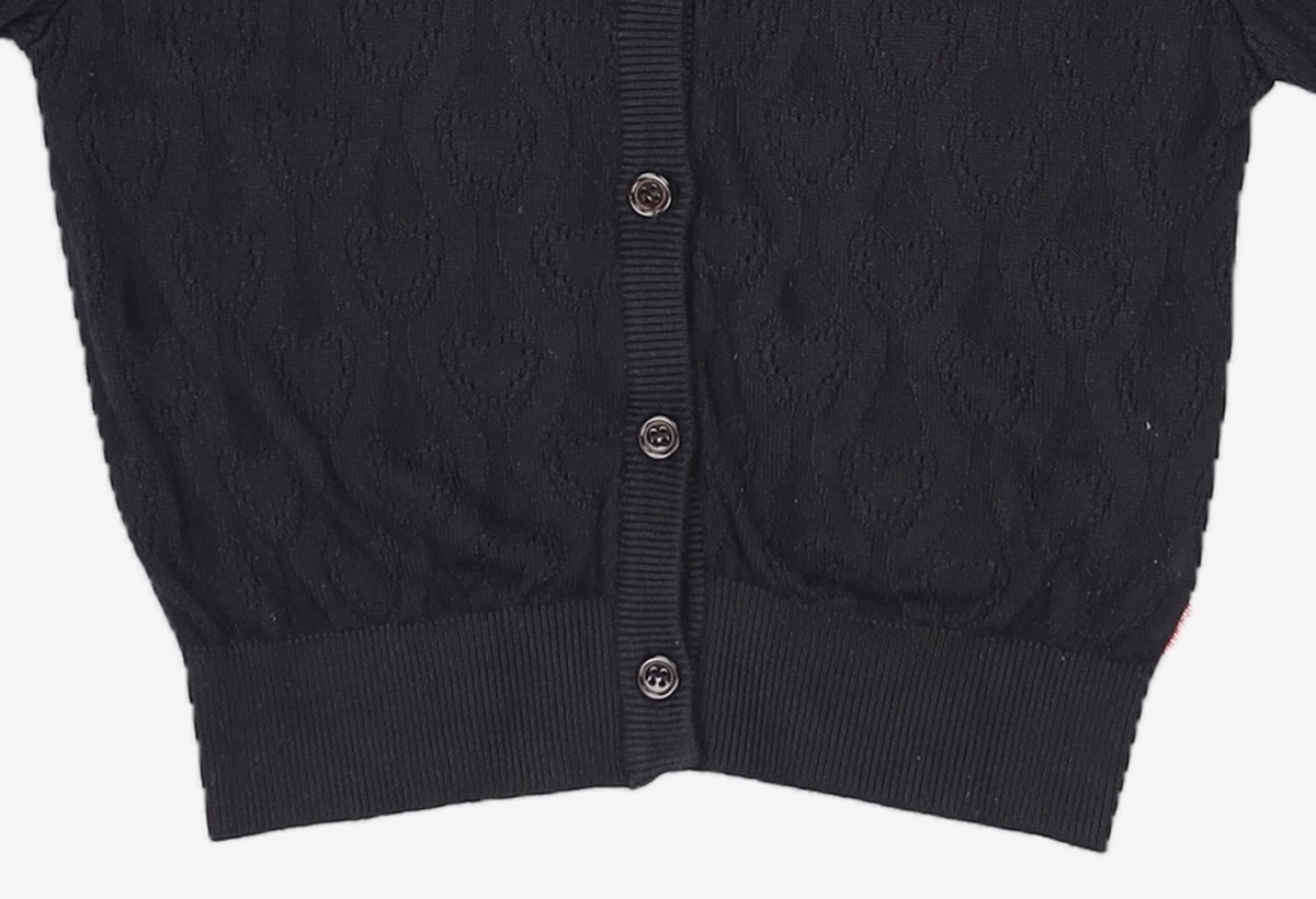 오디너리 홀리데이(ORDINARY HOLIDAY) 하트스카시크롭가디건 HEART PUNCHING CARDIGAN FREE
