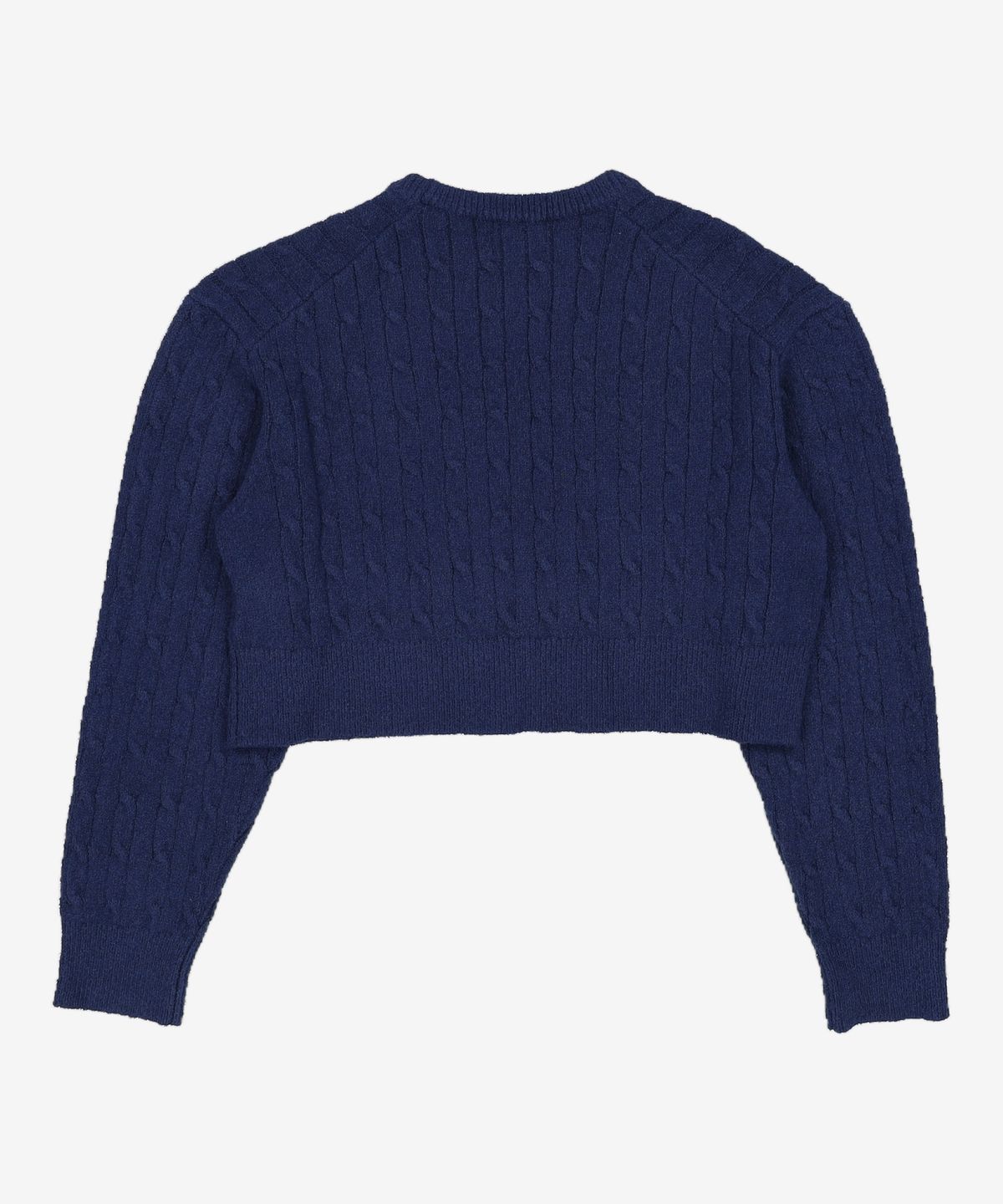 마리떼 프랑소와 저버(MARITHÉ + FRANҪOIS GIRBAUD) W CABLE CROP KNIT navy OS