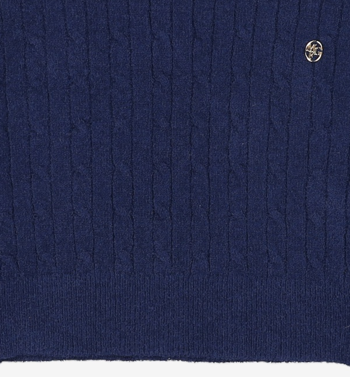마리떼 프랑소와 저버(MARITHÉ + FRANҪOIS GIRBAUD) W CABLE CROP KNIT navy OS