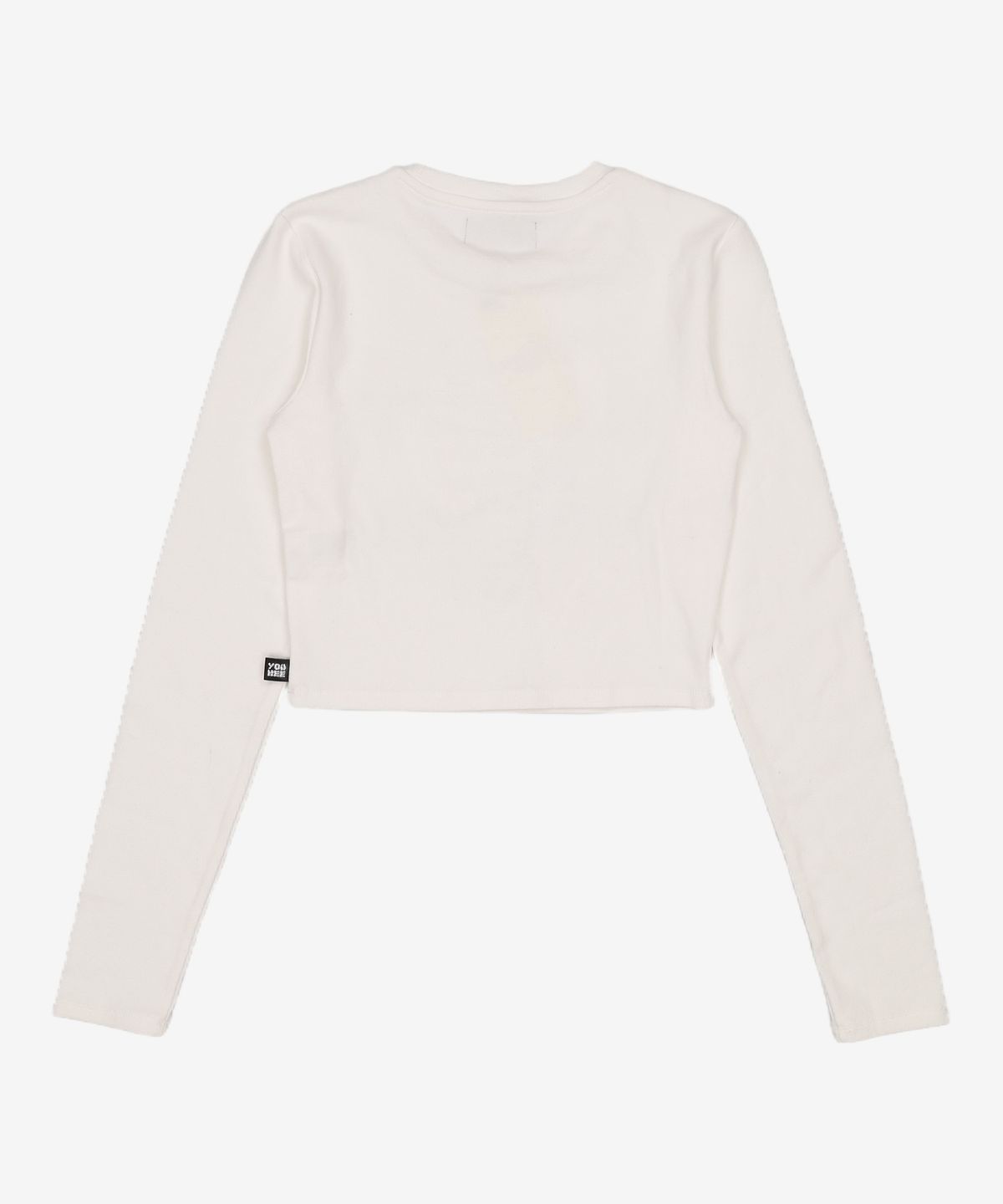 유희(YOUHEE) YOUHEE LETTERING LONG SLEEVE WHITE FREE