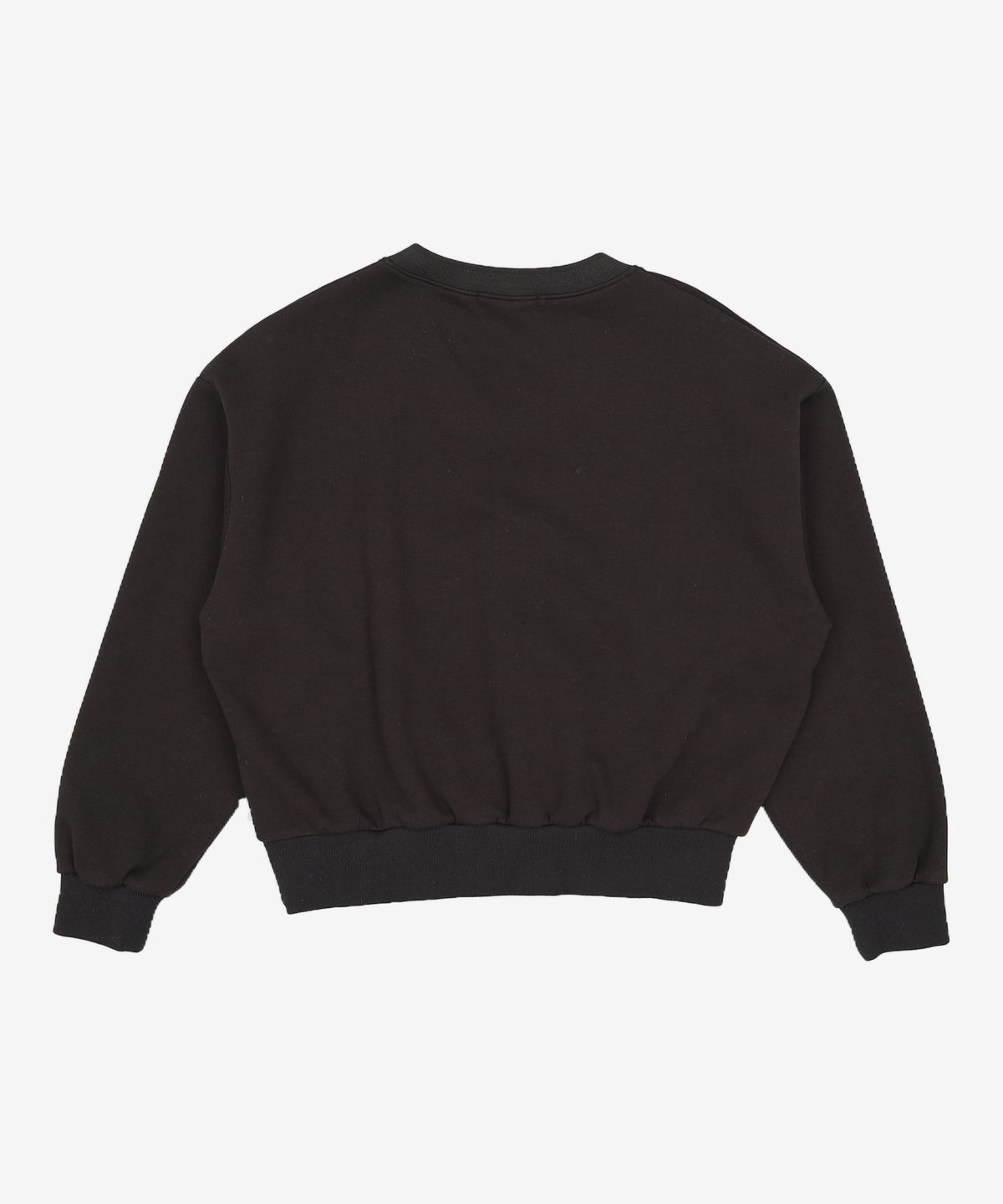 유희(YOUHEE) V-NECK LOGO SWEATSHIRTS BLACK FREE