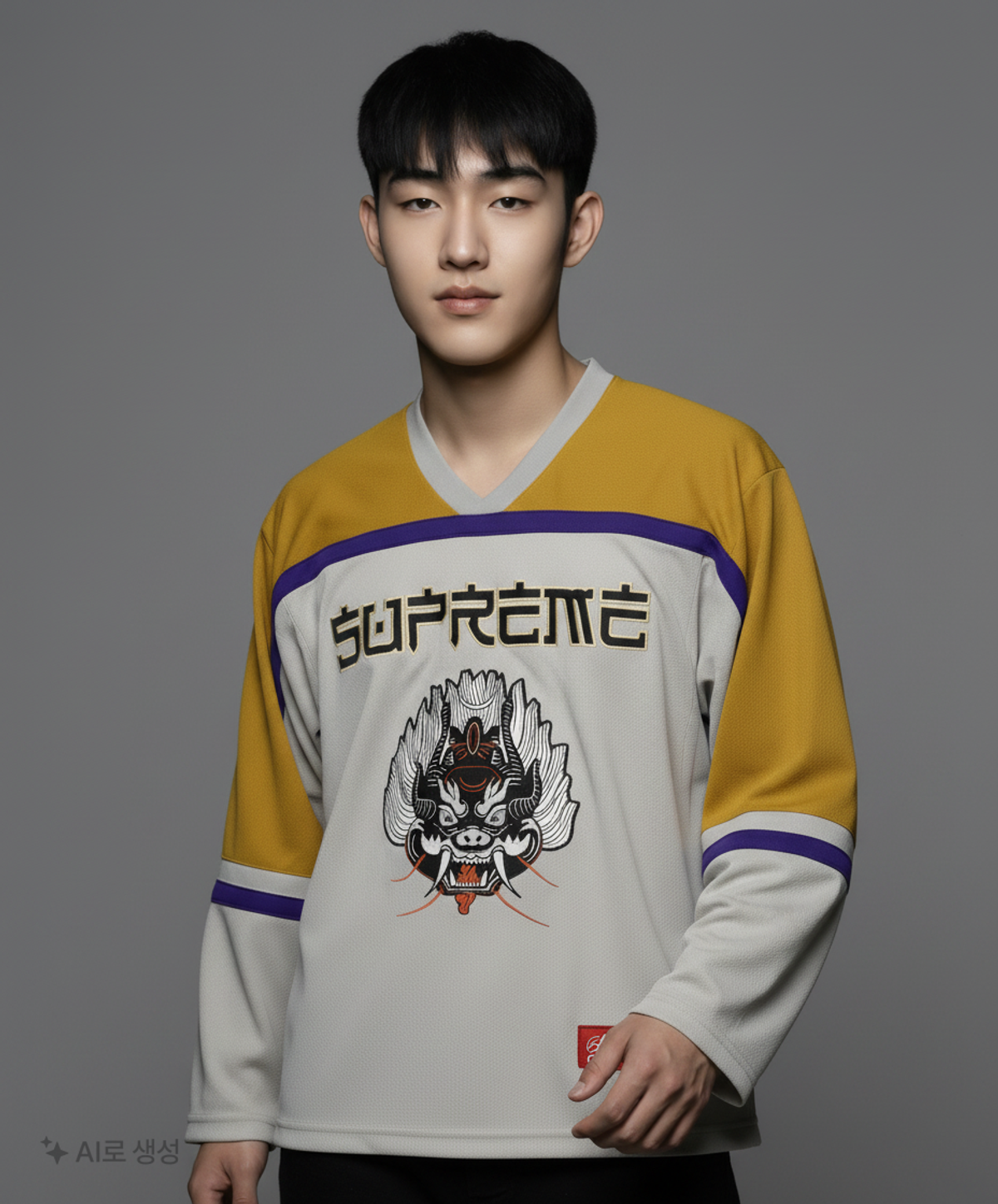 슈프림(SUPREME) 긴소매 티셔츠 M