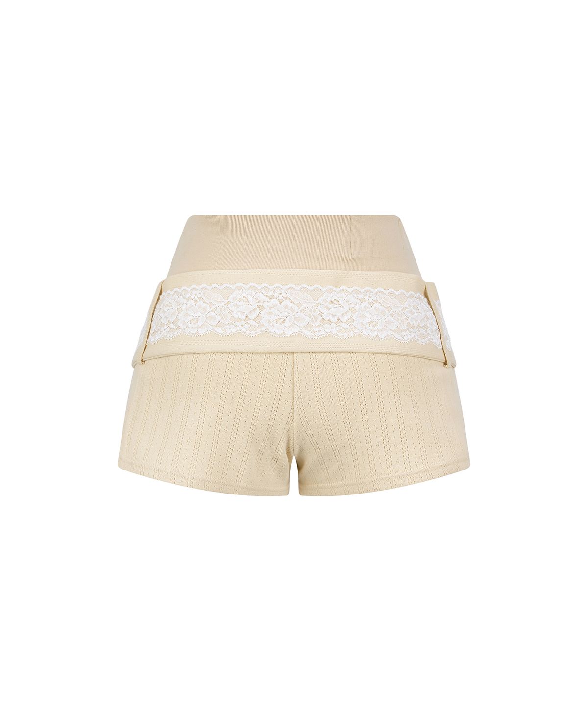 일리오(ILLIO) [빛오 x 일리오] Eyelet lemon Lace Belted Shorts