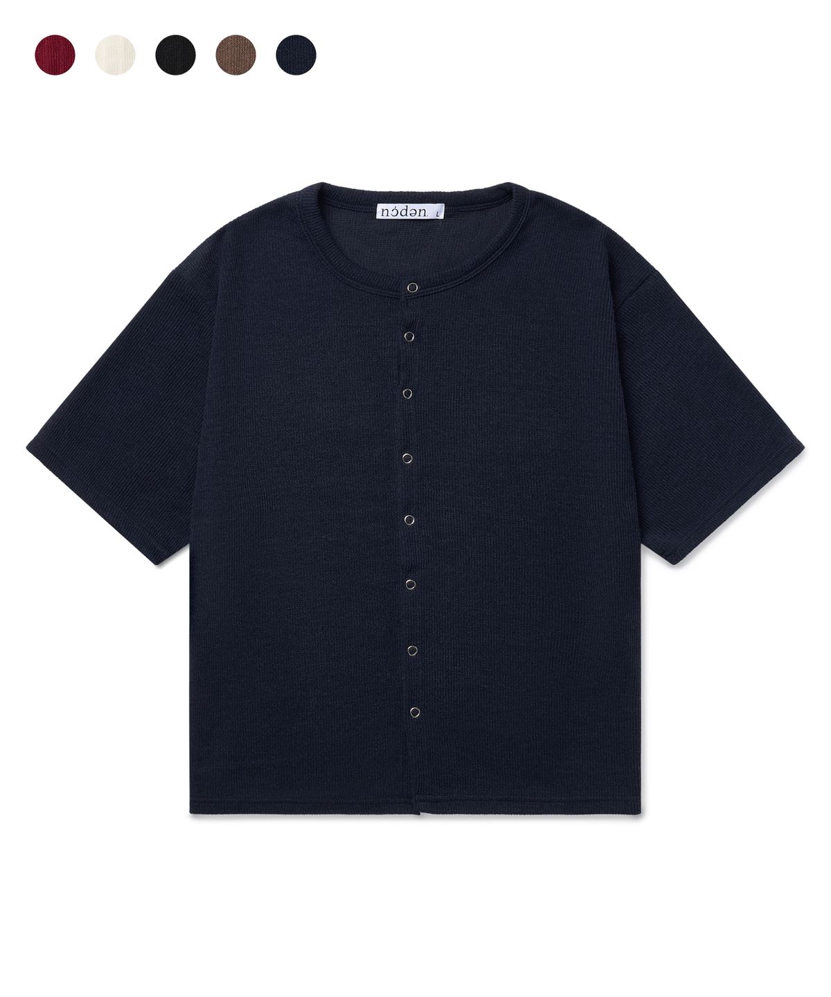노든(NODEN) 골지 써머 반팔 가디건 - 5COLOR