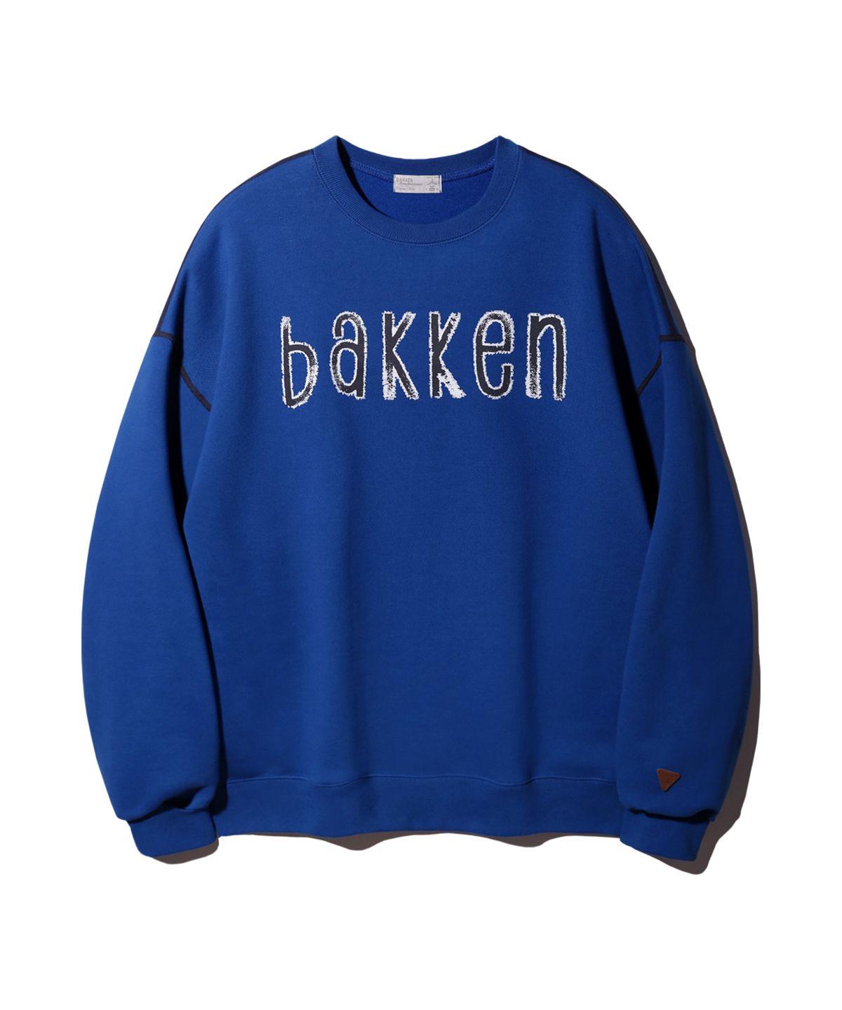 바켄(BAKKEN) [MEN] 크랙 레터링 스웻 셔츠 BK5964 (4COLOR)