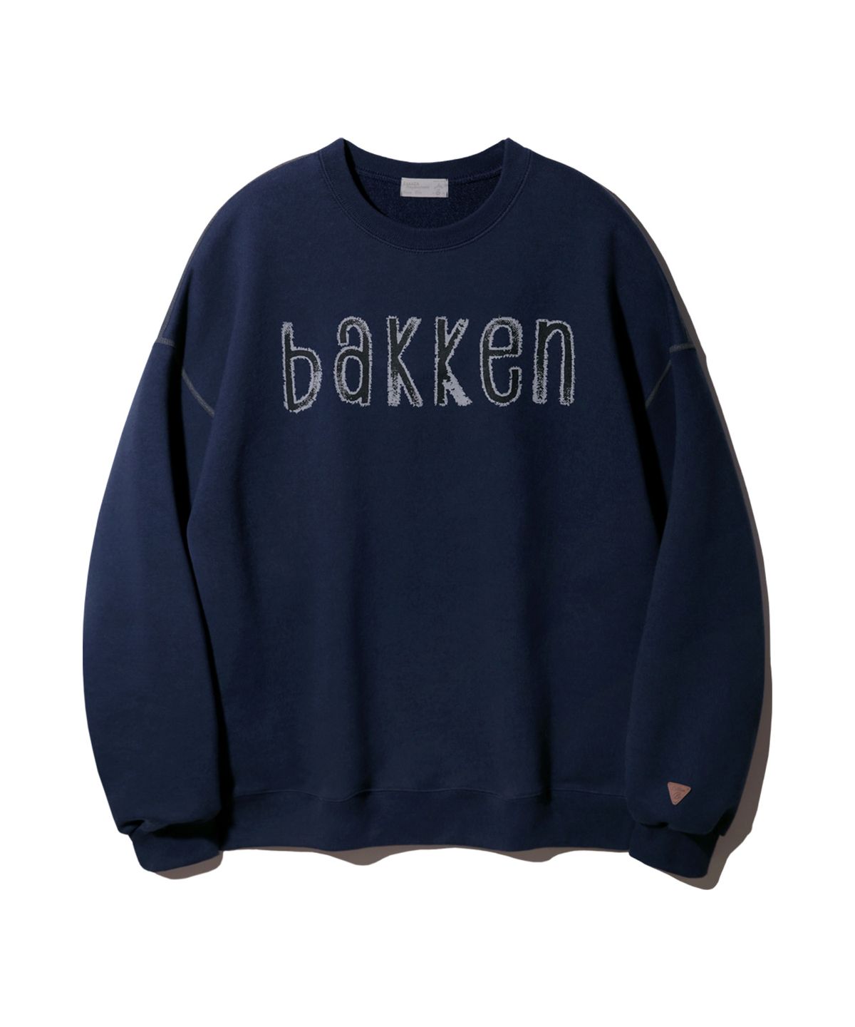 바켄(BAKKEN) [MEN] 크랙 레터링 스웻 셔츠 BK5964 (4COLOR)