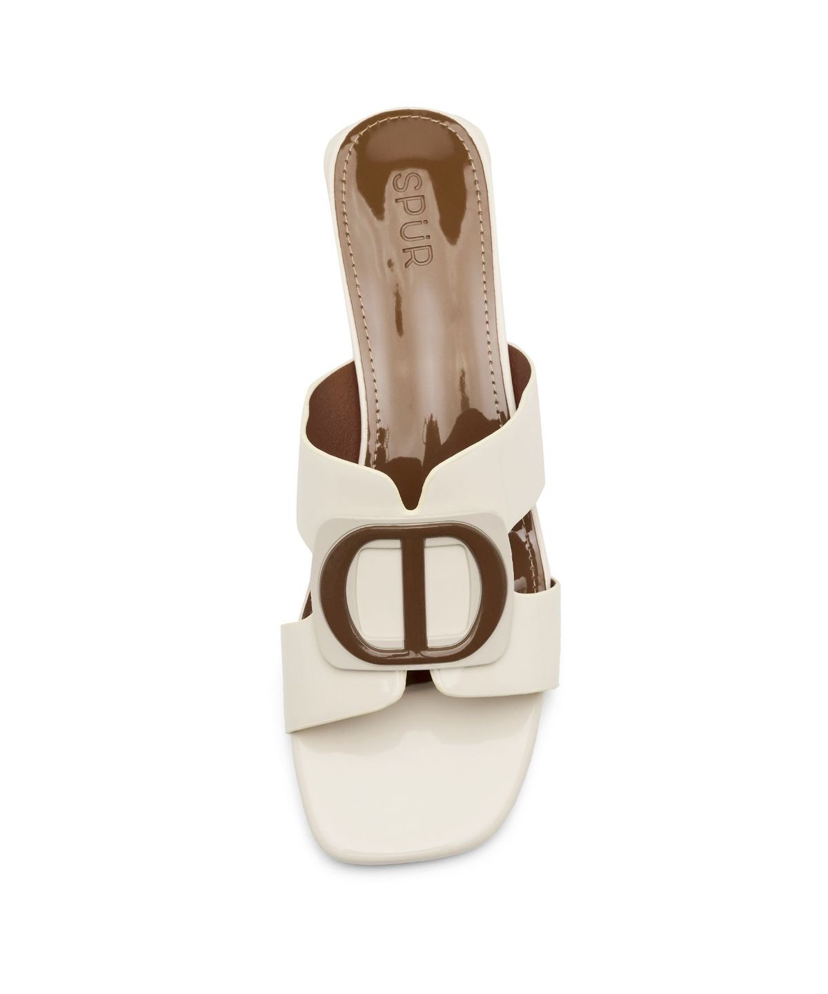 스퍼(SPUR) Voile Color Blocking Mule Sandal 뮬 샌들 5.7cm -US9058 (2color)