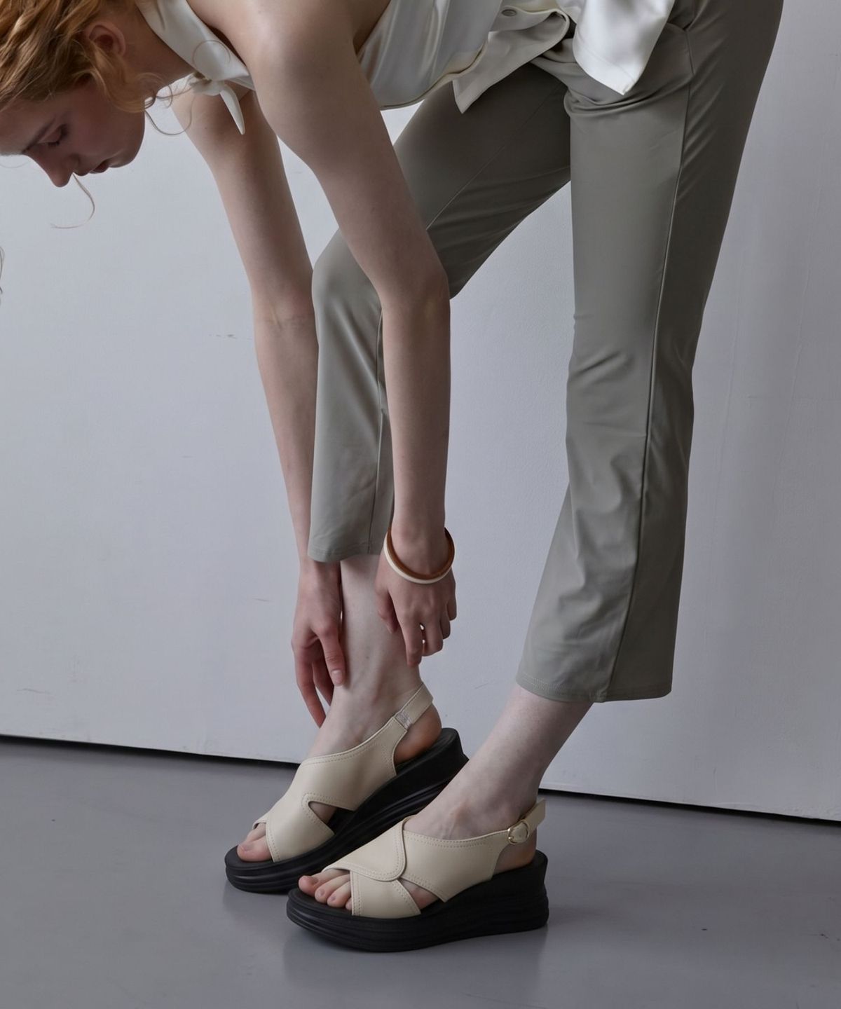 스퍼(SPUR) Nova Morden Strap Sandal 스트랩 샌들 6.5cm -WS9050 (2color)