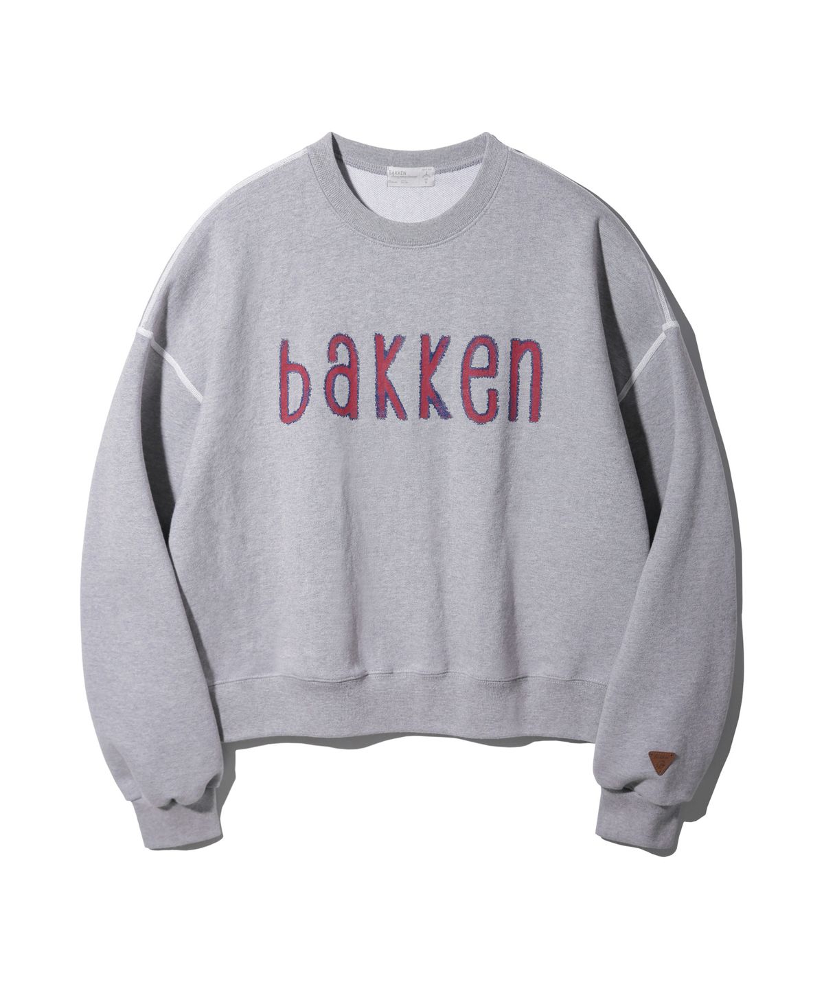 바켄(BAKKEN) [우먼]크랙 레터링 스웻 셔츠 BK5964 (4COLOR)