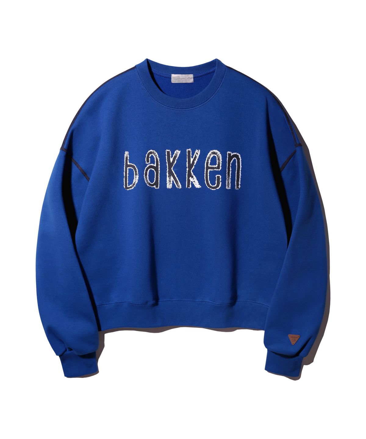 바켄(BAKKEN) [우먼]크랙 레터링 스웻 셔츠 BK5964 (4COLOR)