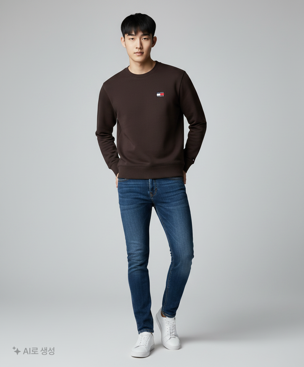 타미진스(TOMMY JEANS) 맨투맨/스웨트셔츠 S