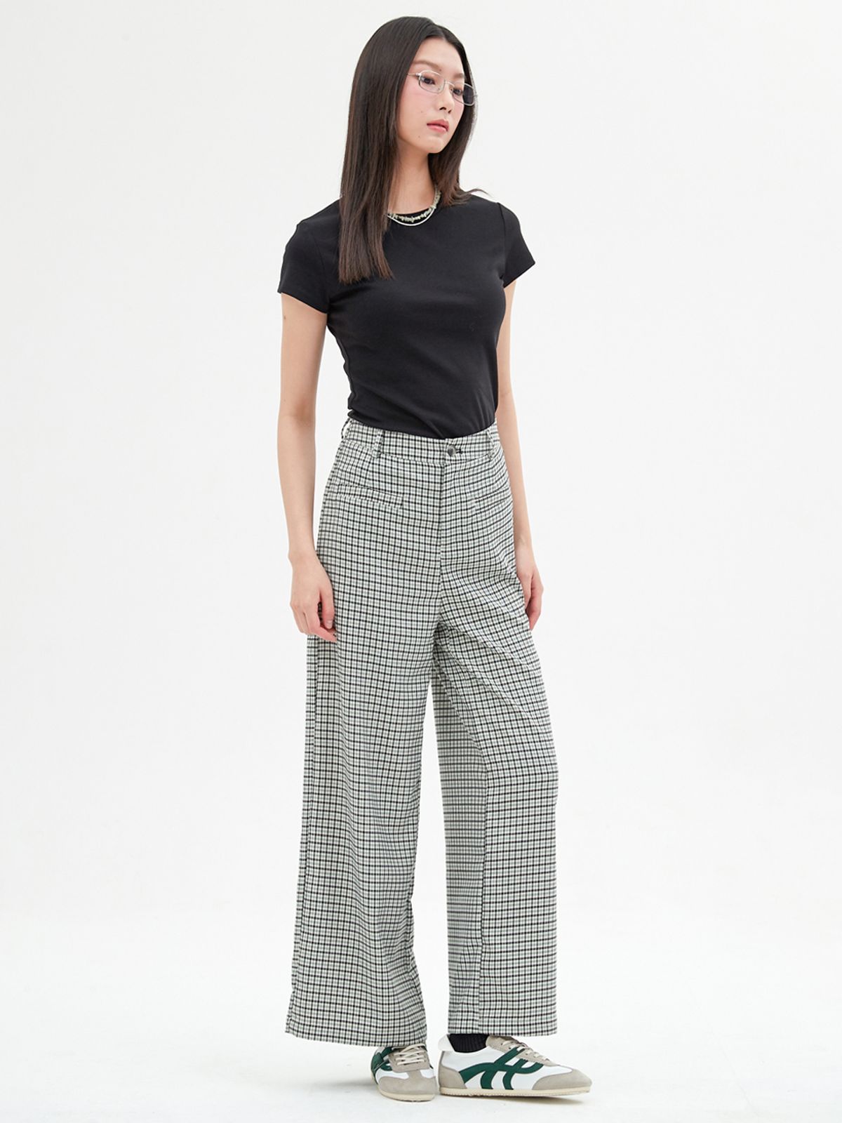 엘씨브이(LCVE) WIDE FIT CHECK PANTS