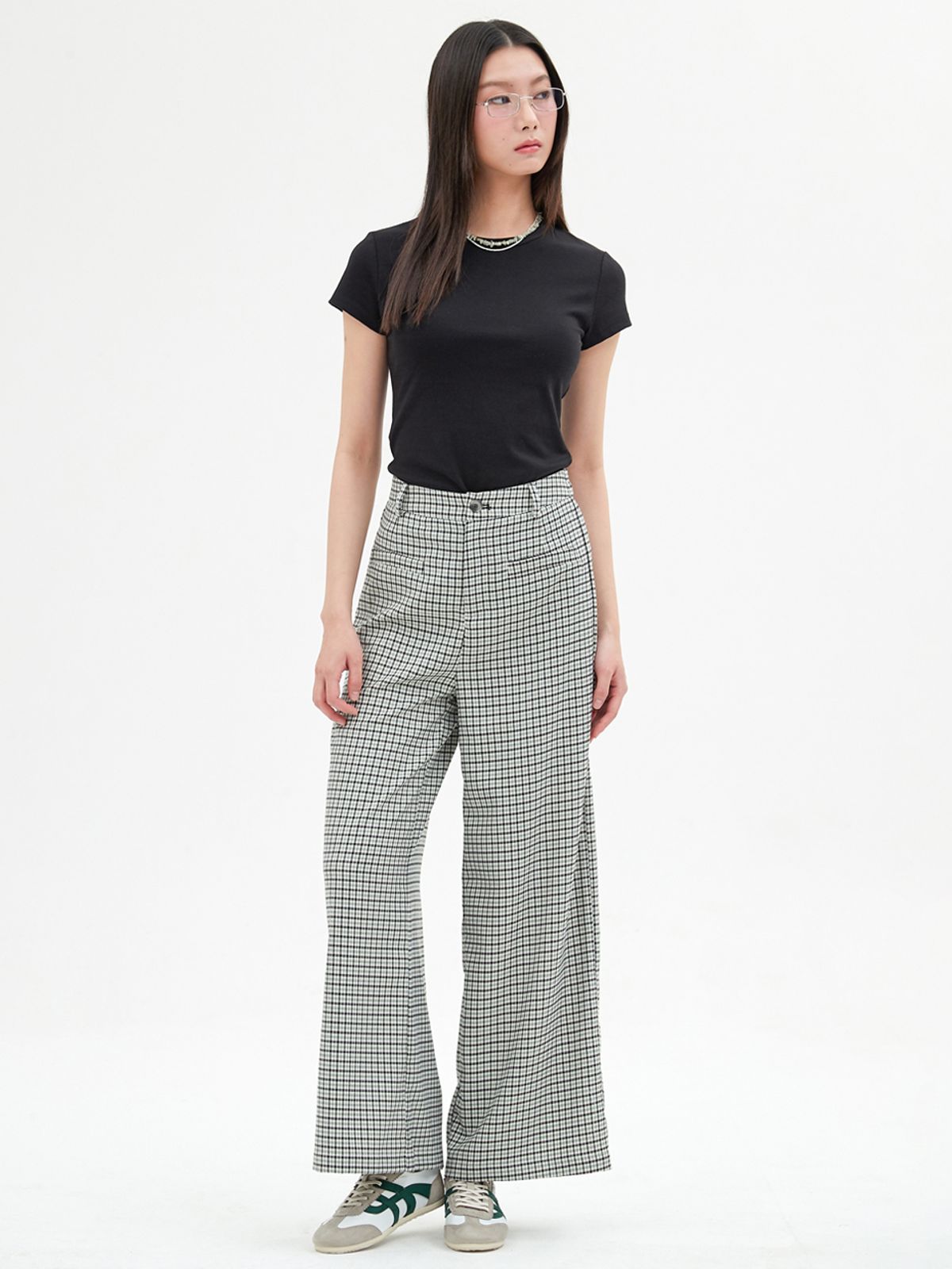 엘씨브이(LCVE) WIDE FIT CHECK PANTS