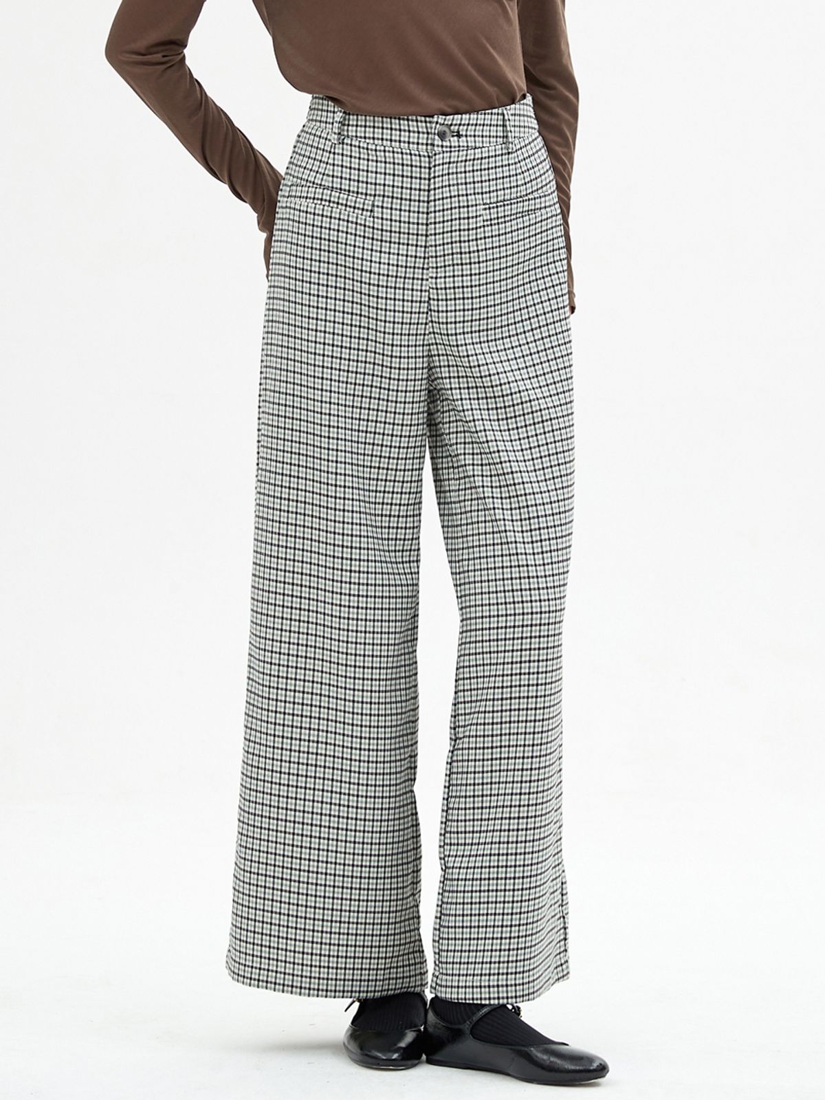 엘씨브이(LCVE) WIDE FIT CHECK PANTS
