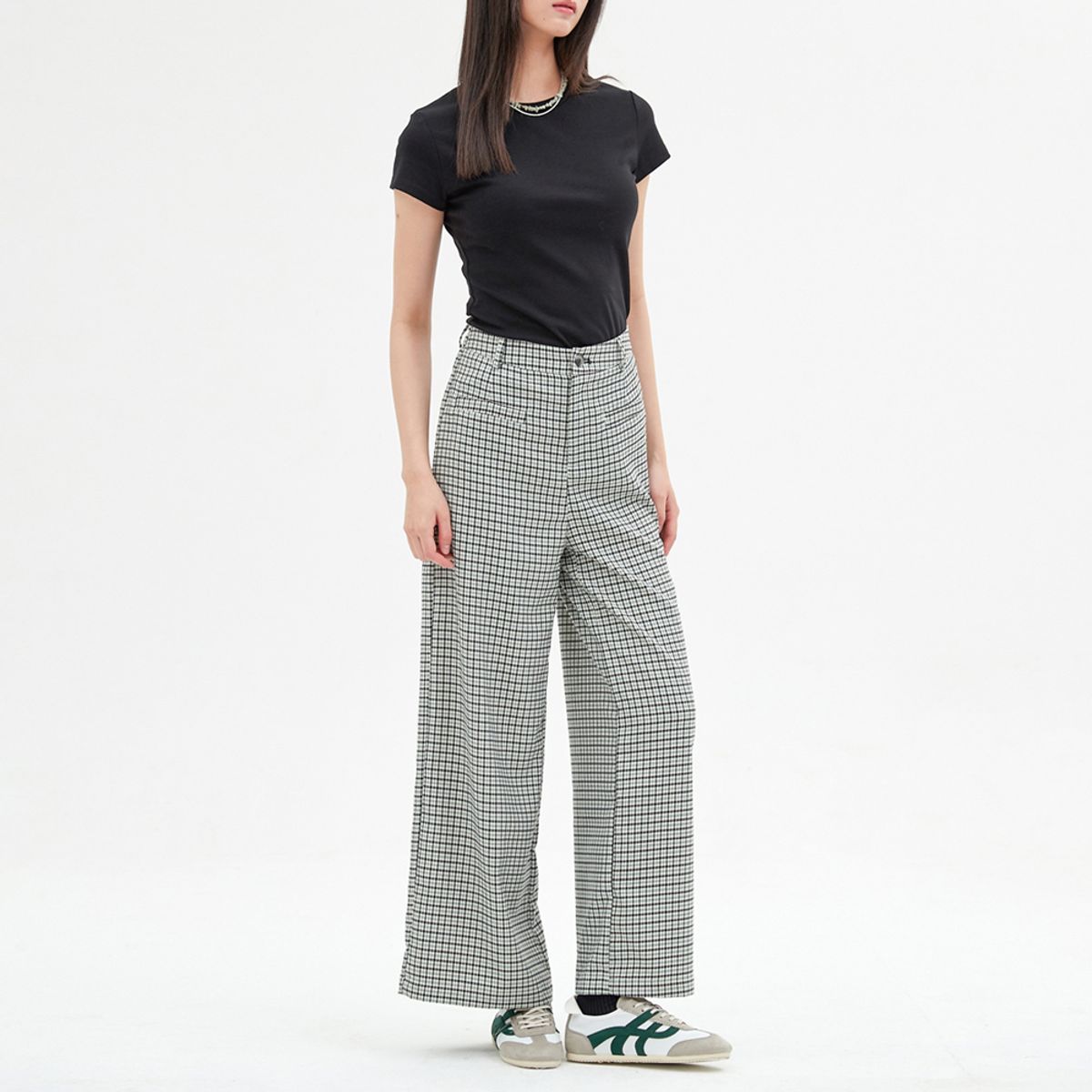 엘씨브이(LCVE) WIDE FIT CHECK PANTS