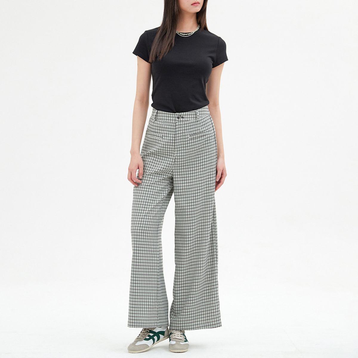 엘씨브이(LCVE) WIDE FIT CHECK PANTS