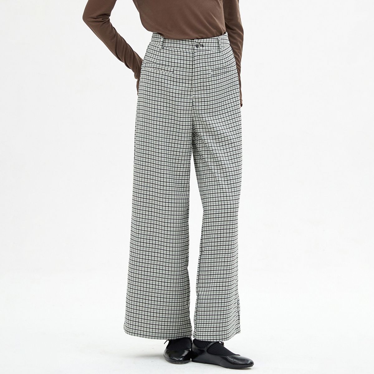 엘씨브이(LCVE) WIDE FIT CHECK PANTS