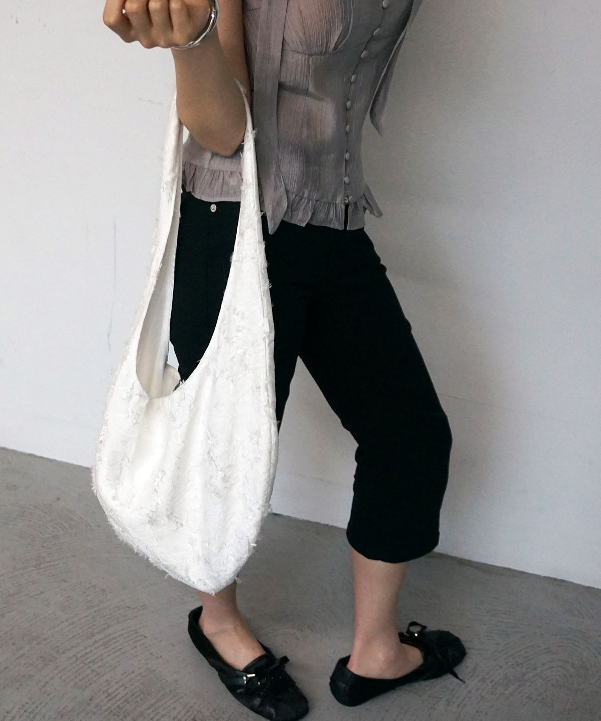 샐볼(SALBOL) FIG JACQUARD BAG [IVORY]