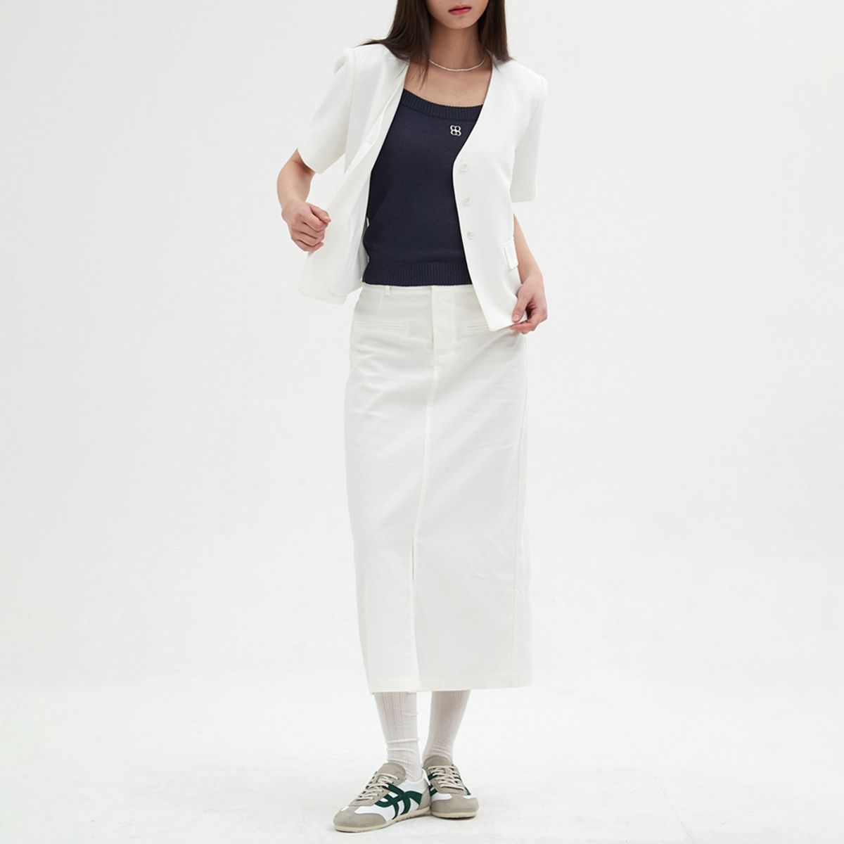 엘씨브이(LCVE) LINEN SHORT SLEEVE JACKET_IVORY