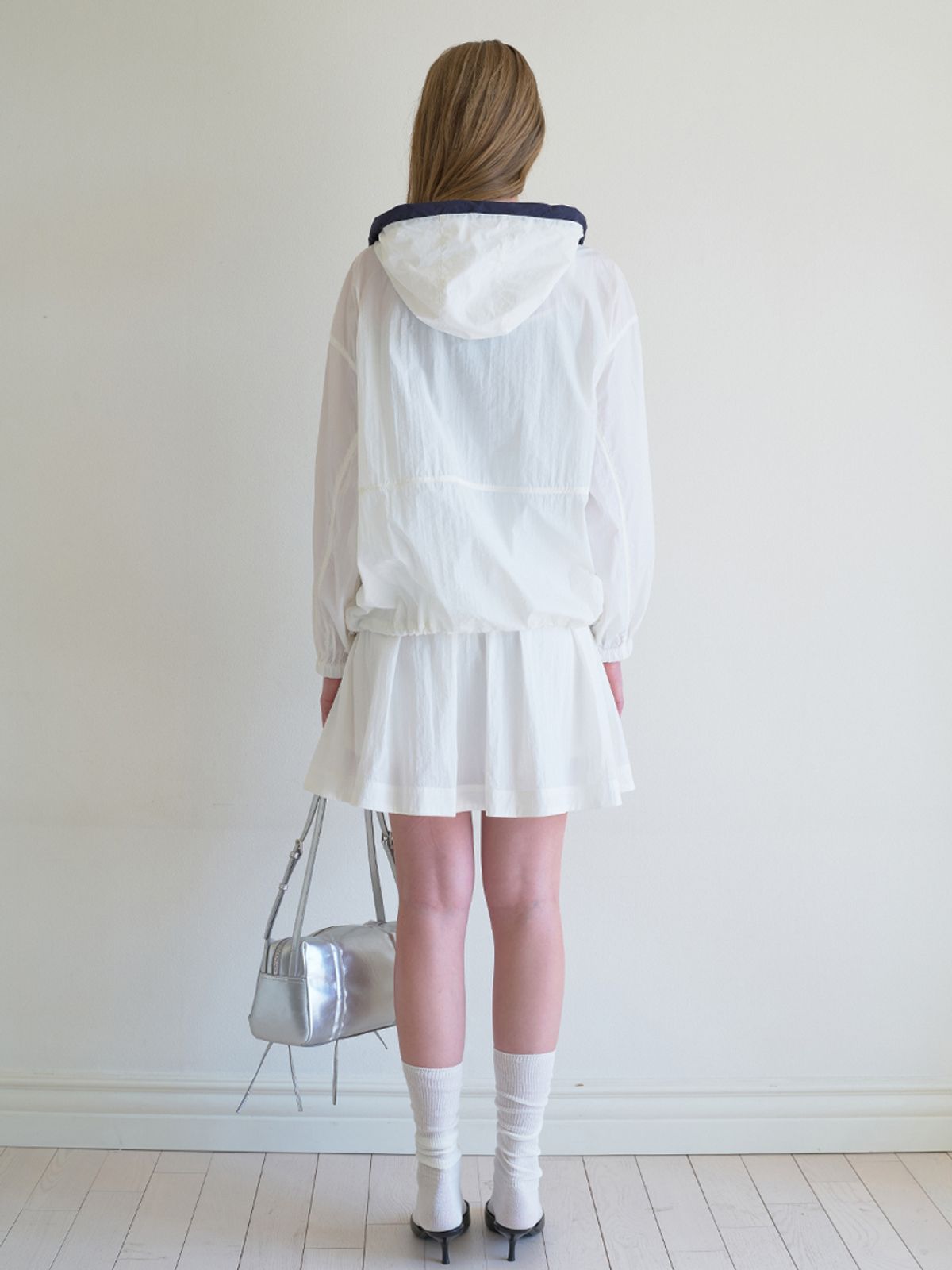 엘씨브이(LCVE) BANDING MINI SKIRT_IVORY