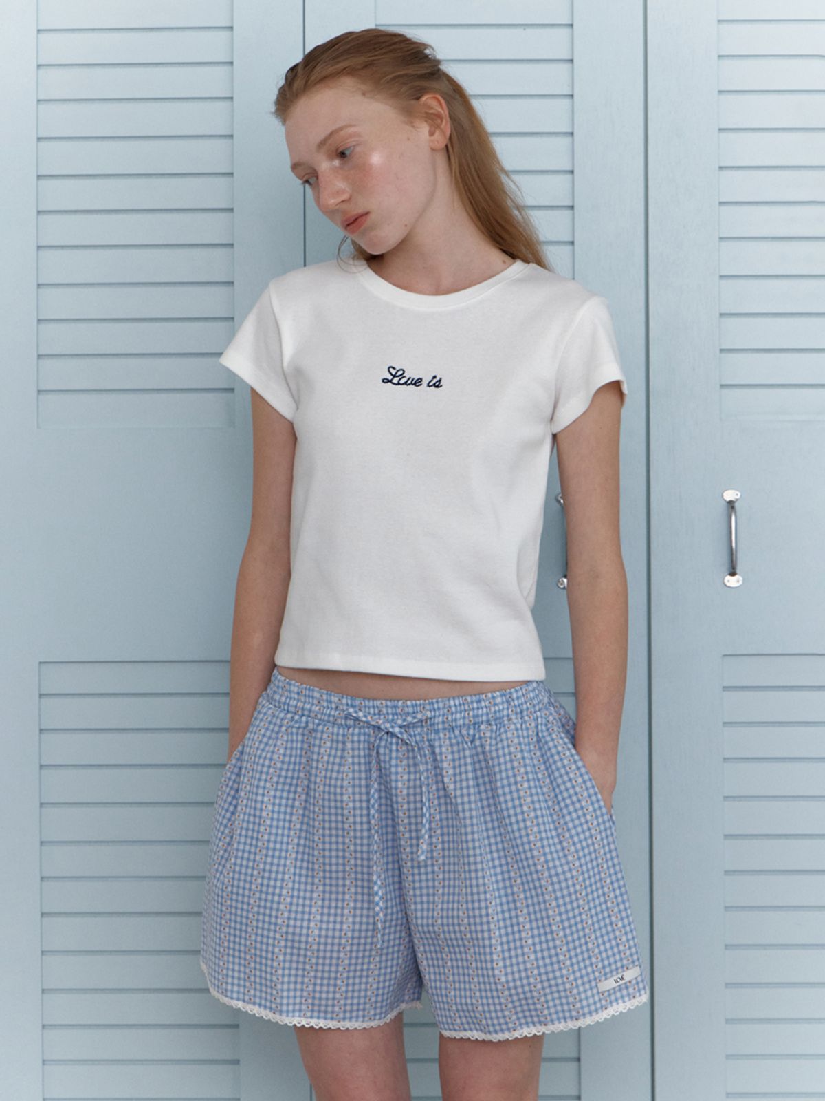 엘씨브이(LCVE) LCVE IS PRINTING T-SHIRTS_IVORY