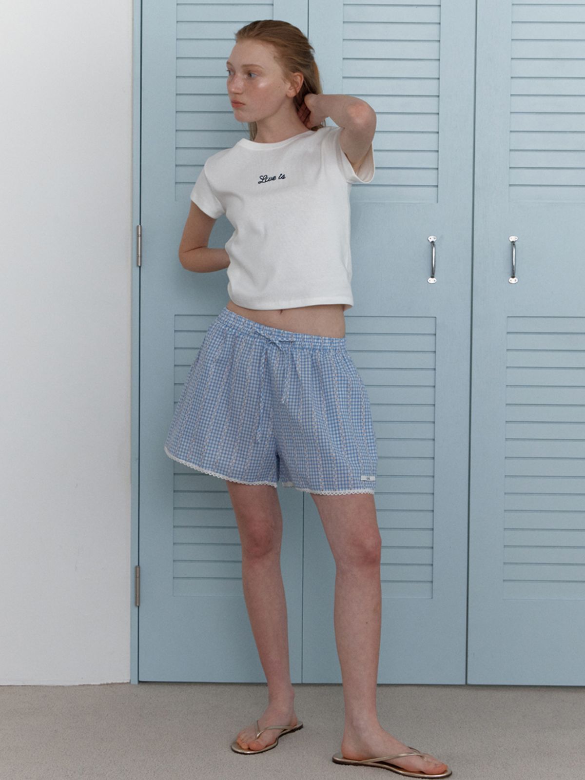 엘씨브이(LCVE) LCVE IS PRINTING T-SHIRTS_IVORY