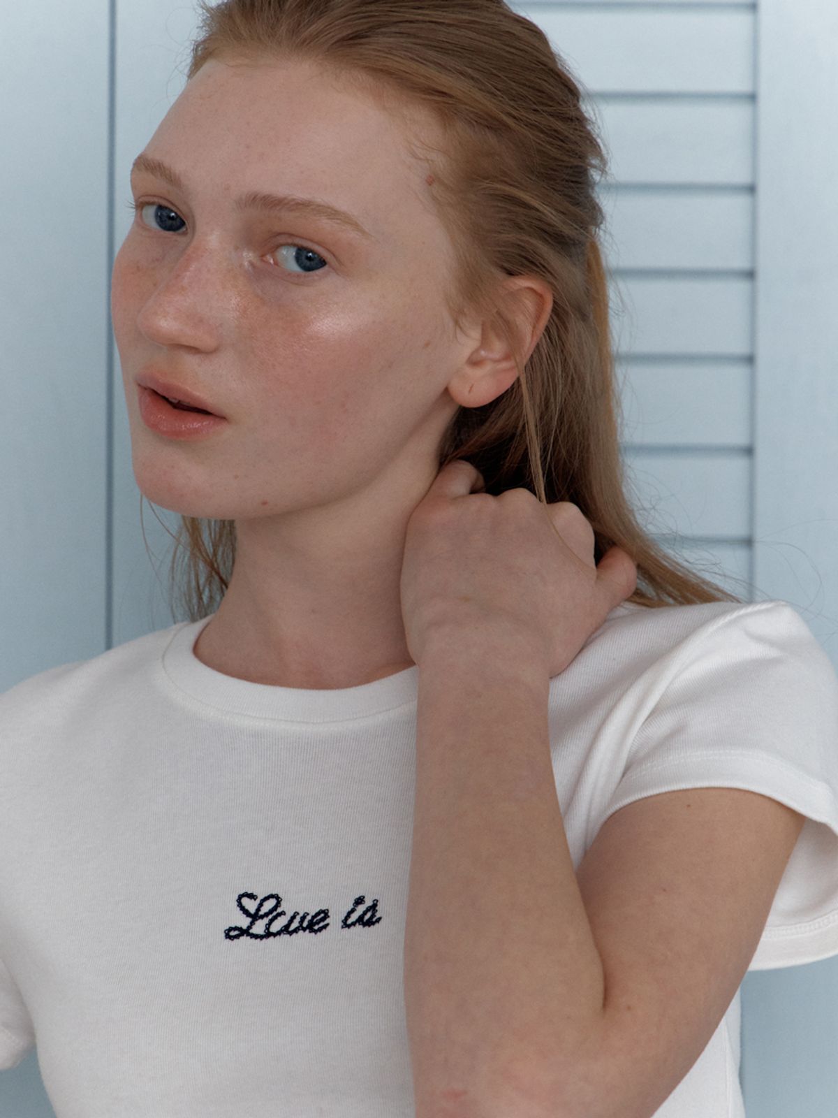 엘씨브이(LCVE) LCVE IS PRINTING T-SHIRTS_IVORY