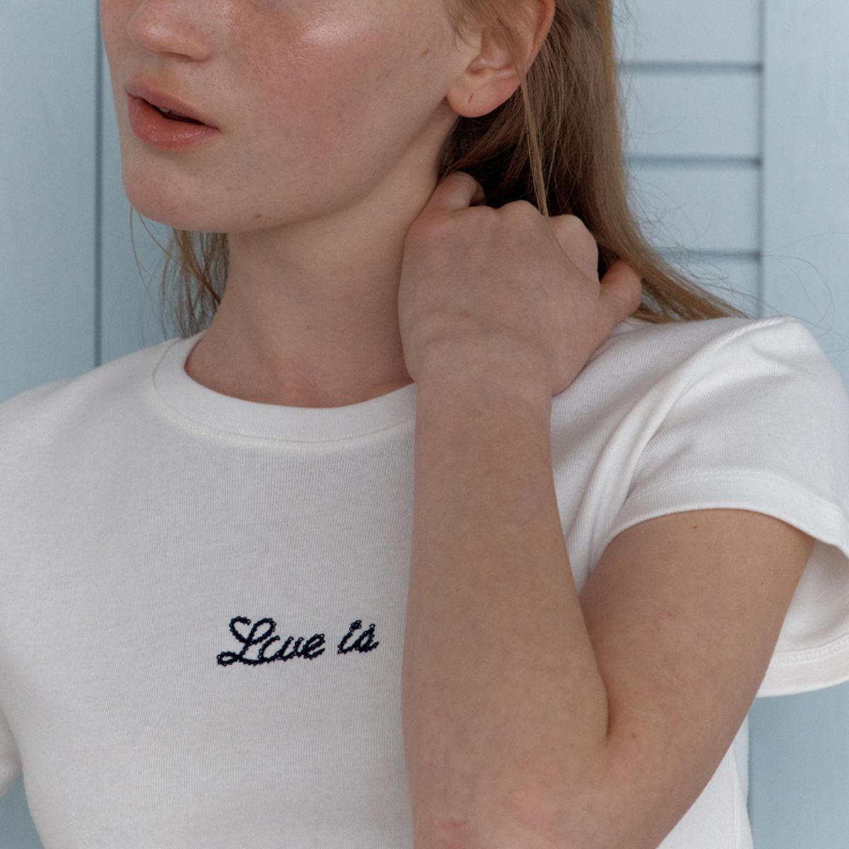 엘씨브이(LCVE) LCVE IS PRINTING T-SHIRTS_IVORY