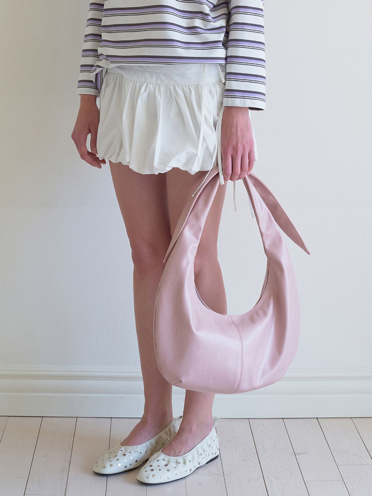 엘씨브이(LCVE) LUNE HOBO BAG_PINK