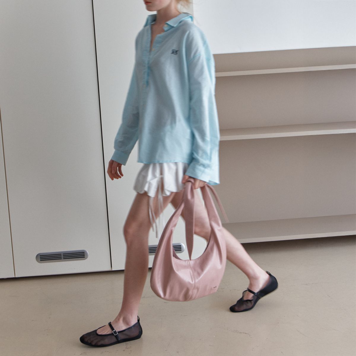 엘씨브이(LCVE) LUNE HOBO BAG_PINK