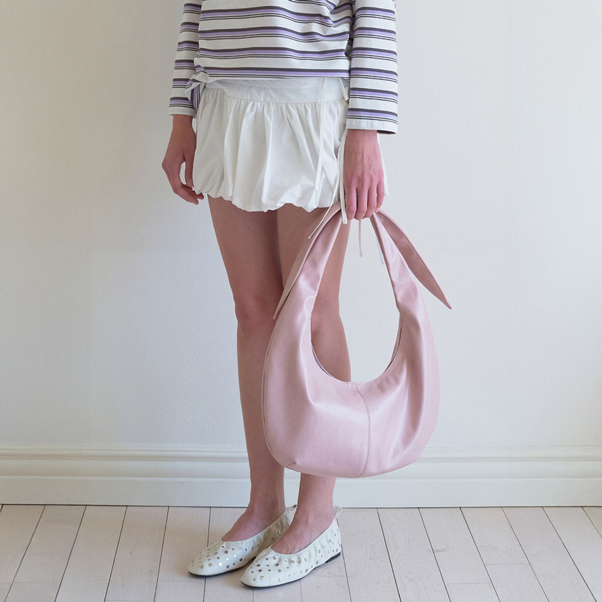 엘씨브이(LCVE) LUNE HOBO BAG_PINK