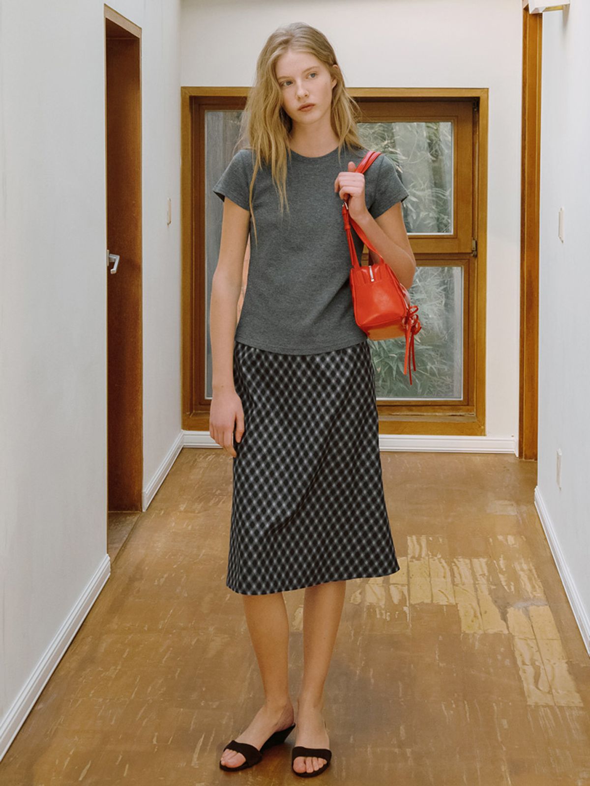 엘씨브이(LCVE) LORETTE SHOULDER BAG_RED