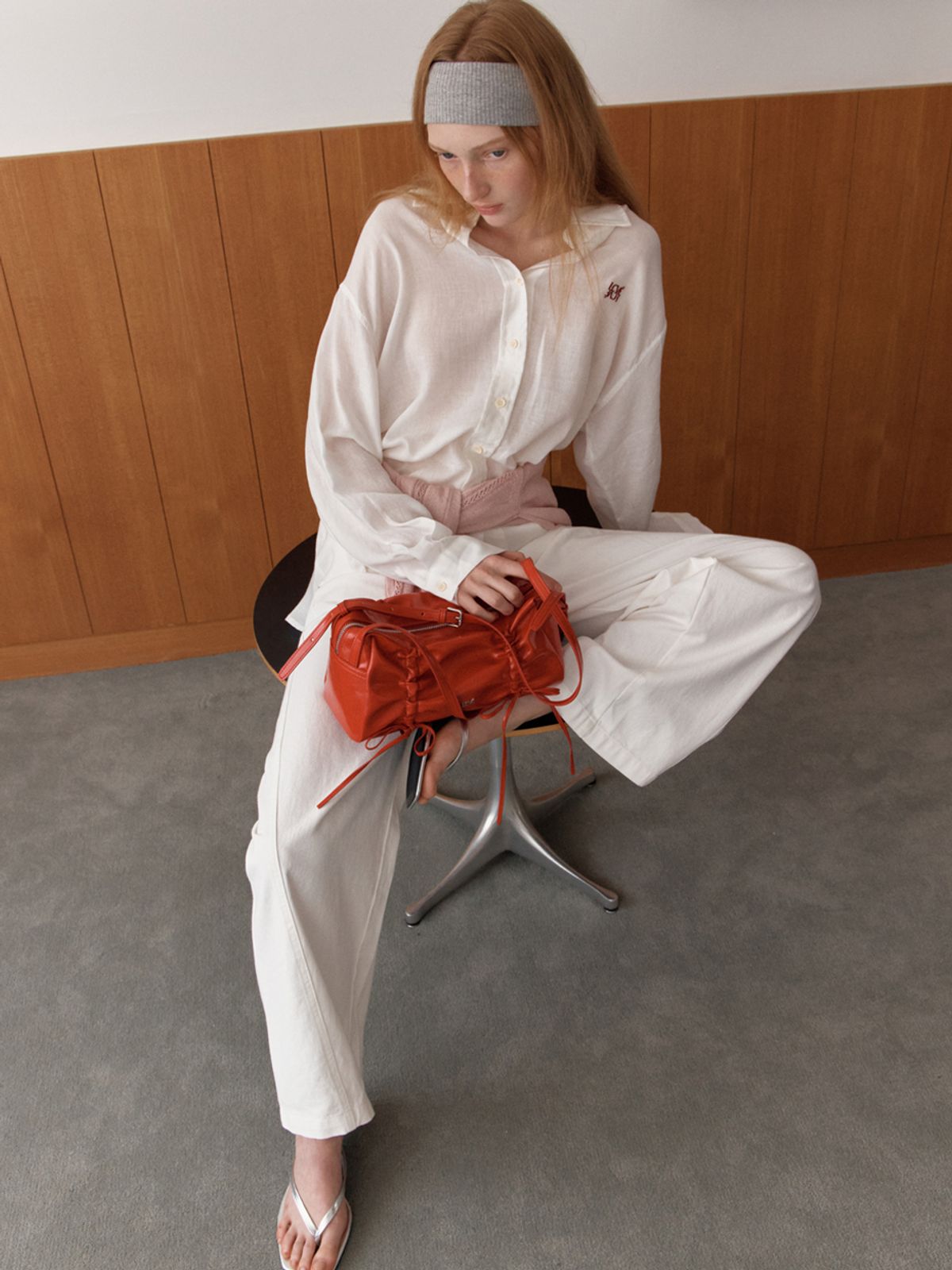 엘씨브이(LCVE) LORETTE SHOULDER BAG_RED