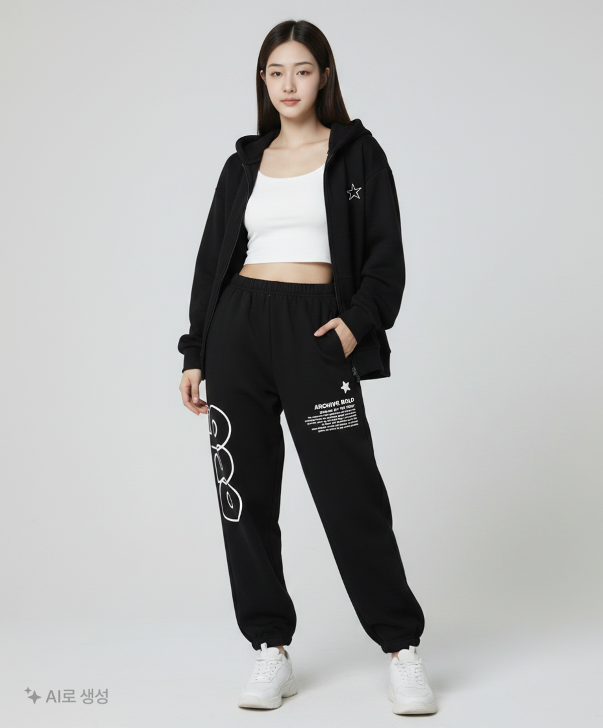 아카이브 볼드(ARCHIVE BOLD) 트레이닝 팬츠 S