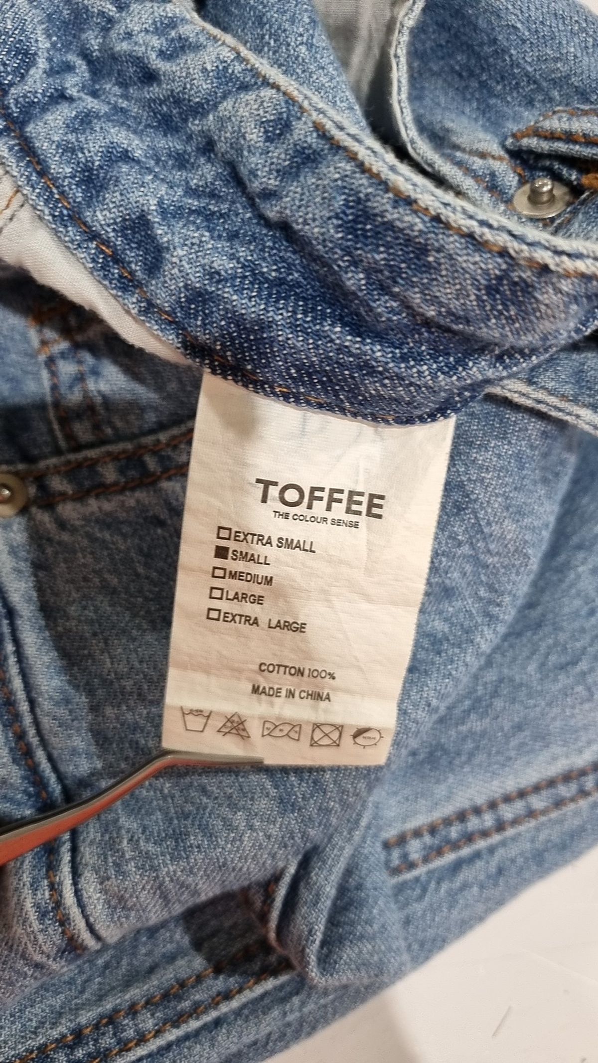 토피(TOFFEE) 청/데님 팬츠 S