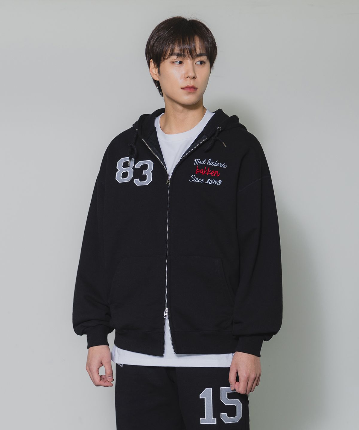 바켄(BAKKEN) [MEN] 83 MED HISTORTIE 후드 집업 BK7981 (4COLOR)