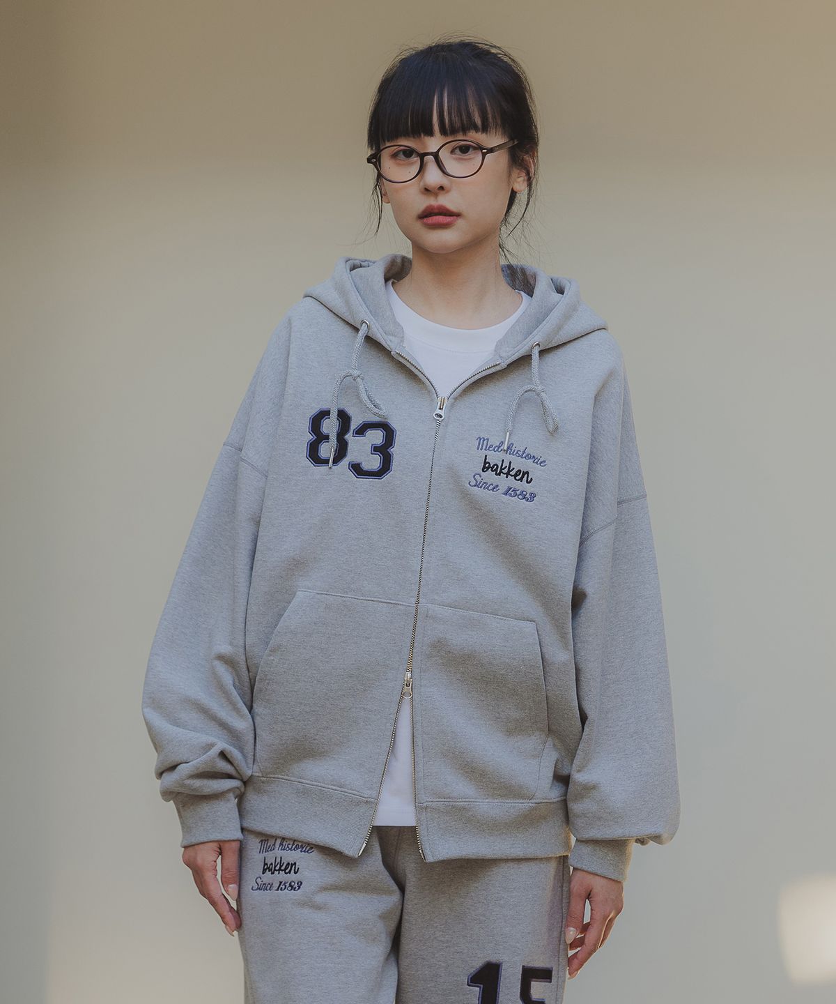 바켄(BAKKEN) [MEN] 83 MED HISTORTIE 후드 집업 BK7981 (4COLOR)