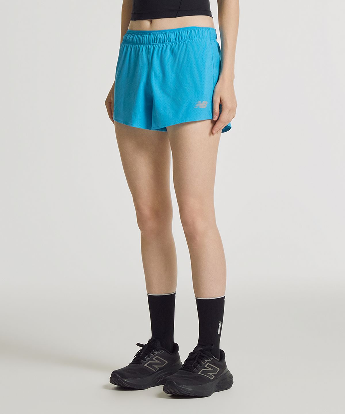 뉴발란스(NEW BALANCE) NBNVG36202 / WOMEN RC 쇼츠 3인치 (L/BLUE)