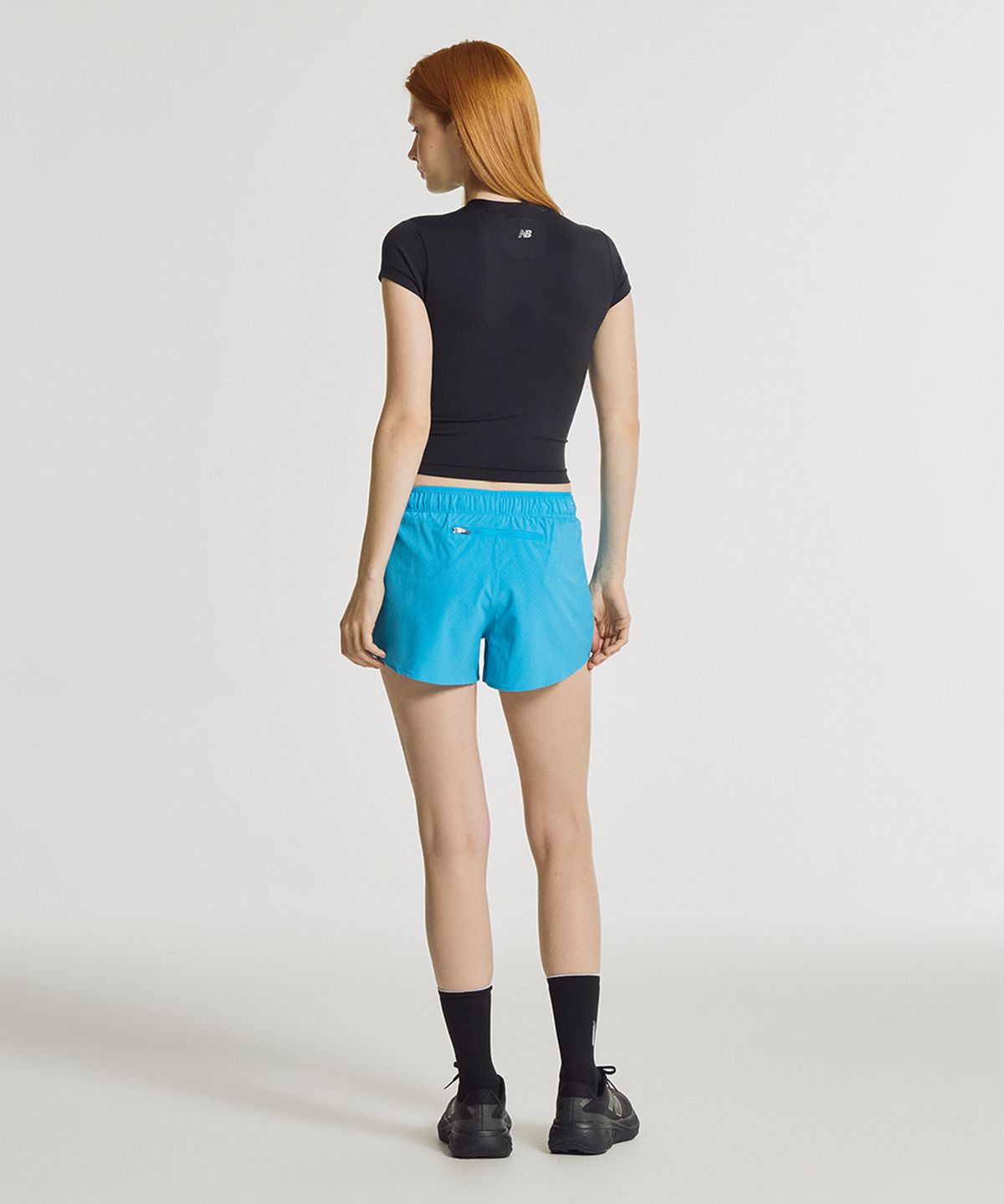 뉴발란스(NEW BALANCE) NBNVG36202 / WOMEN RC 쇼츠 3인치 (L/BLUE)